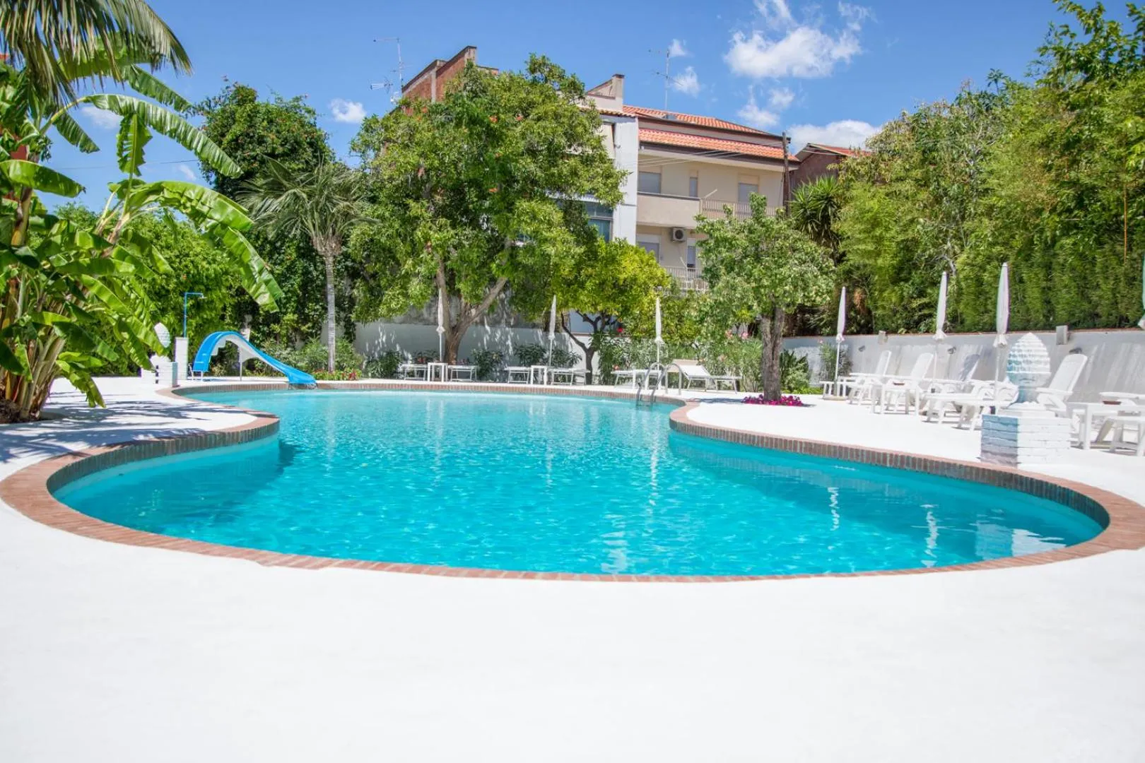 Swimming pool in Assinos Palace Hotel