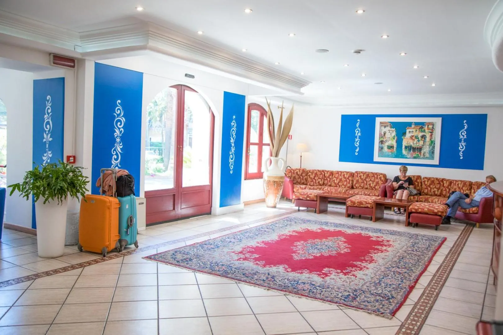 Lobby or reception in Assinos Palace Hotel