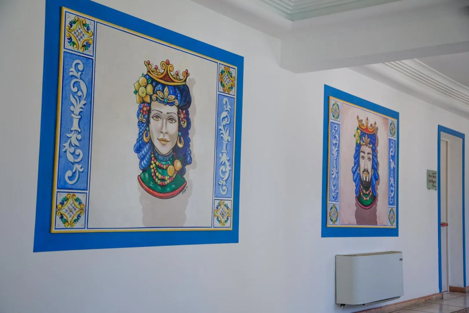 Decorative detail in Assinos Palace Hotel