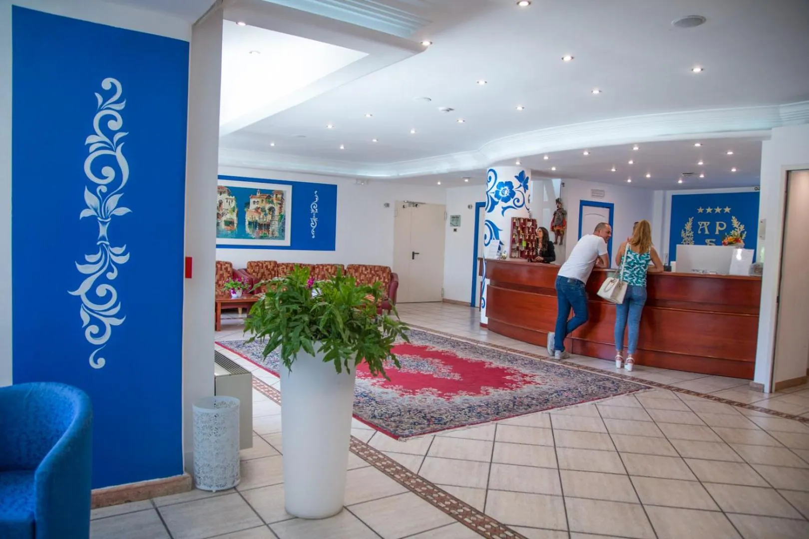 Lobby or reception in Assinos Palace Hotel