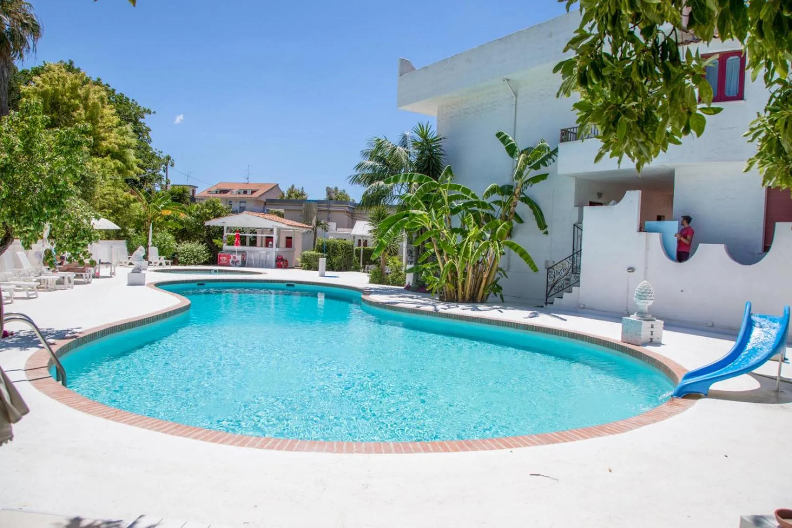 Swimming pool in Assinos Palace Hotel