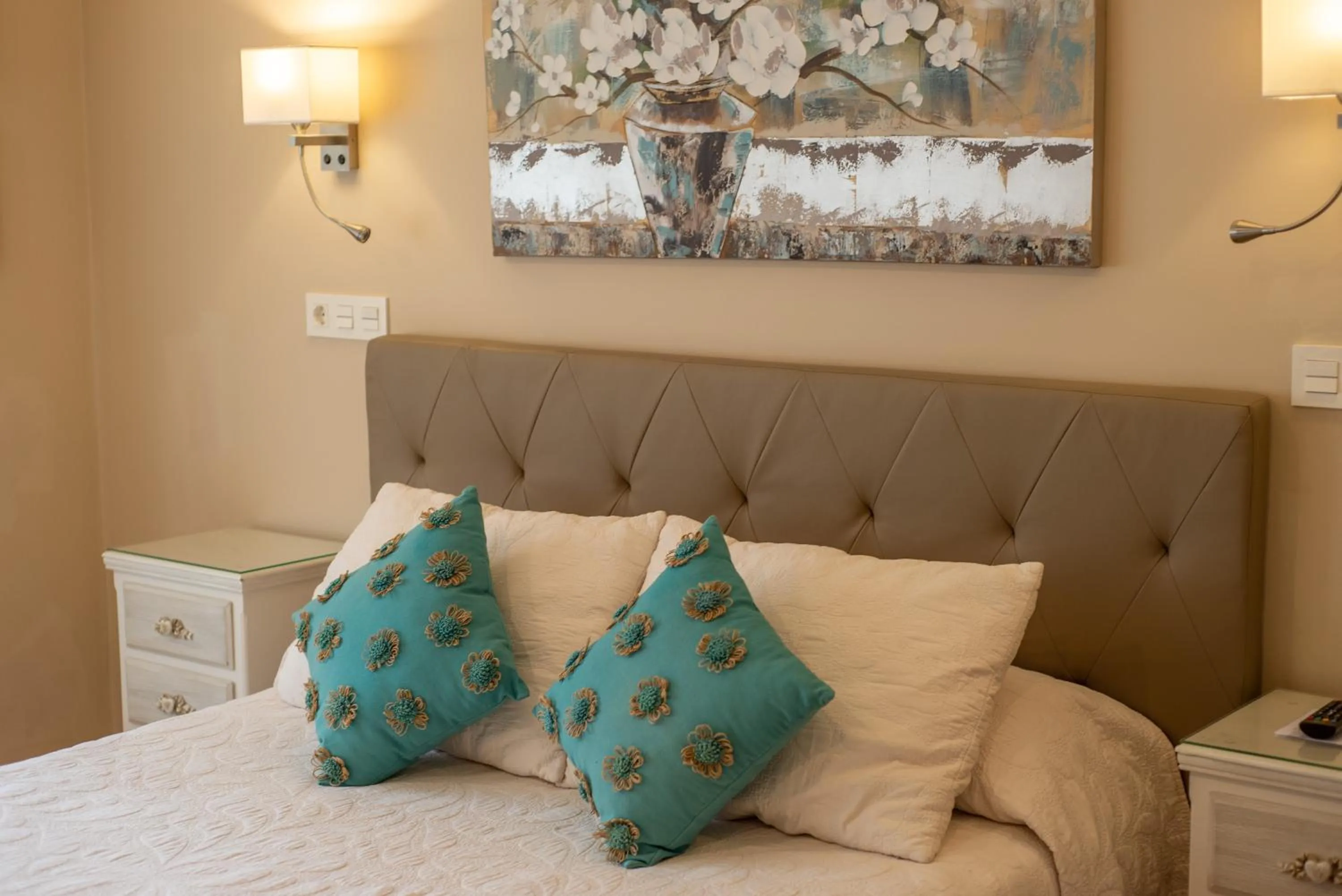 Bed in Hotel el Pinar