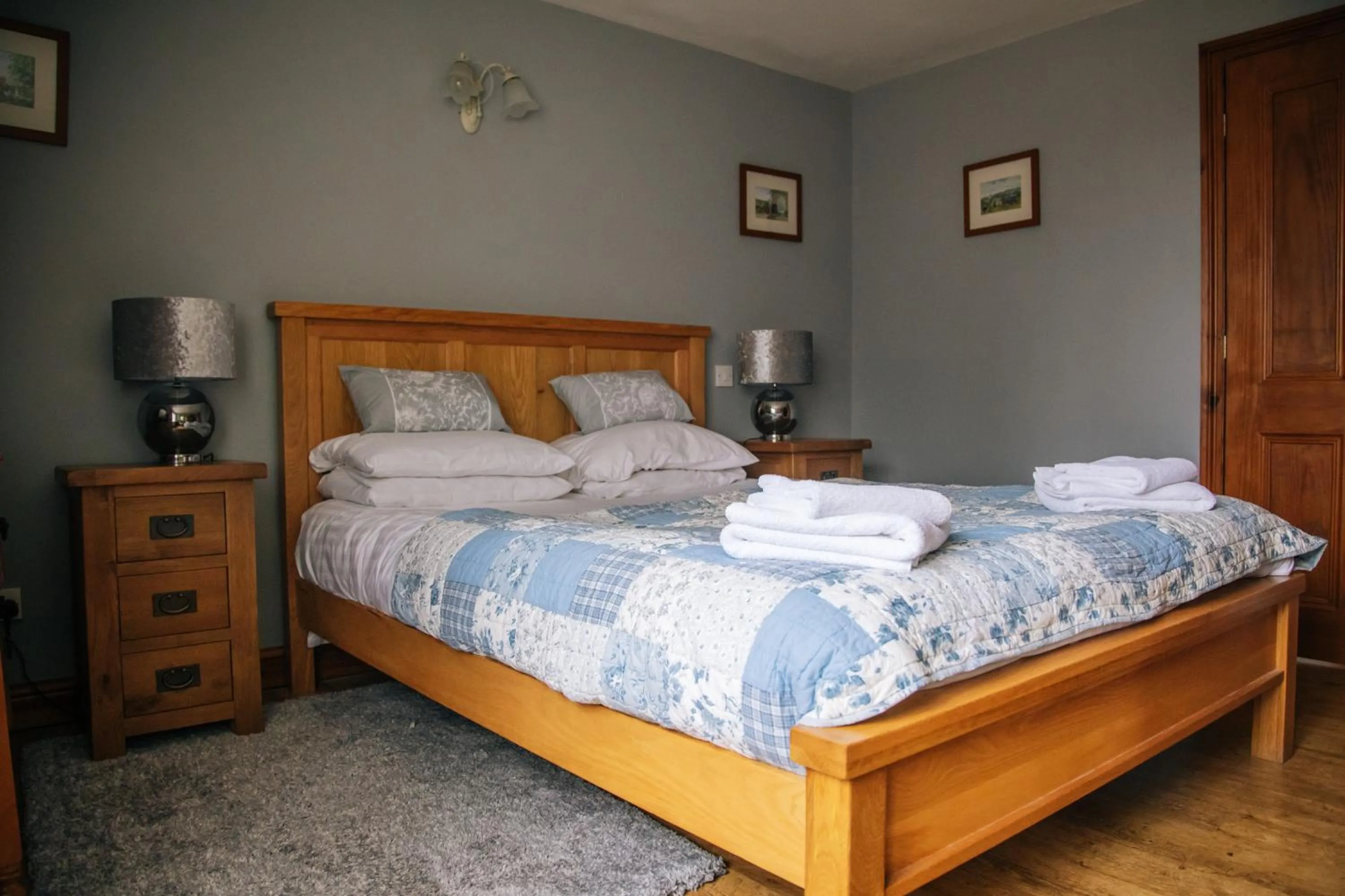 Bed in Millmoor Farm Holidays