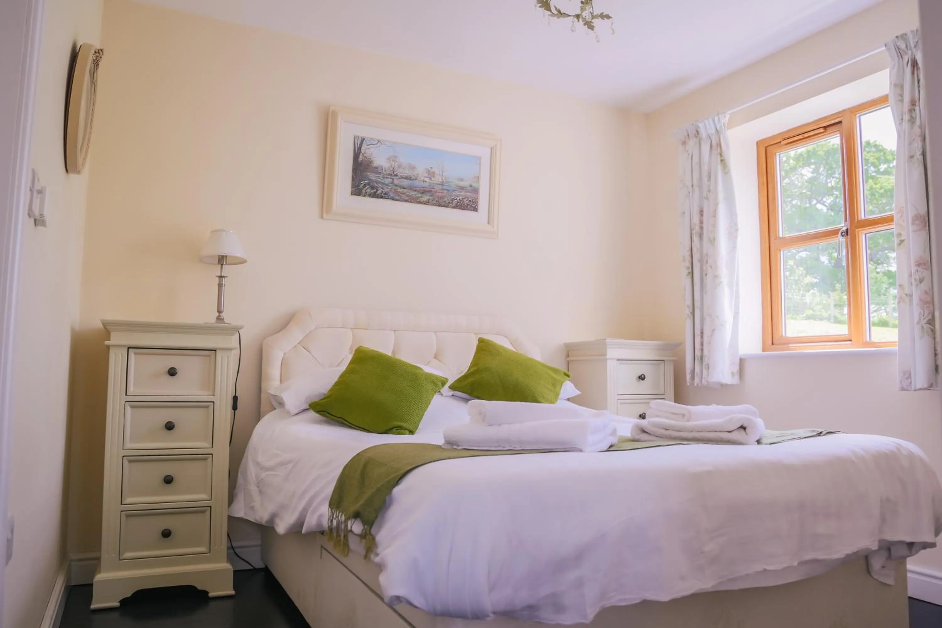 Bed in Millmoor Farm Holidays