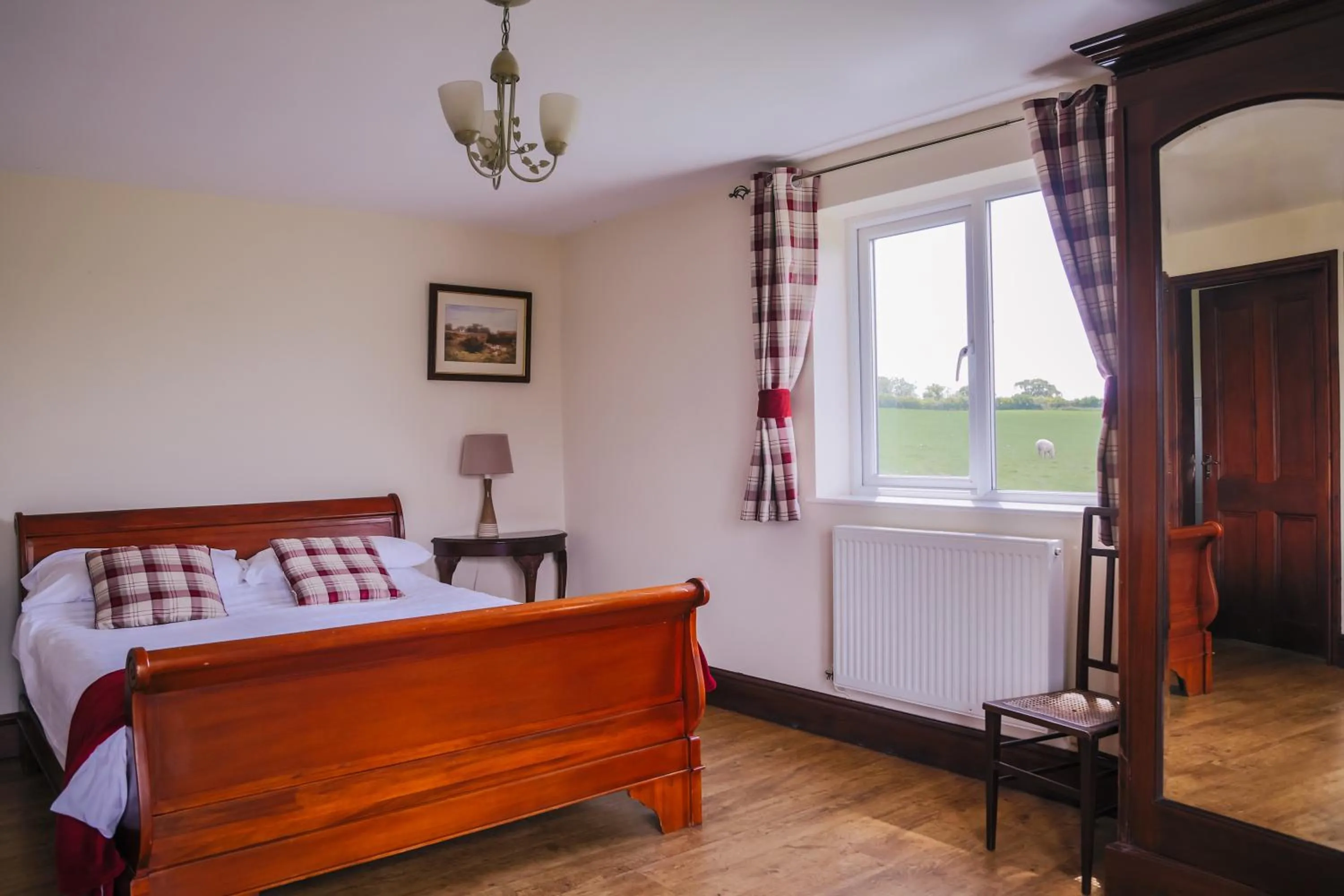 Bed in Millmoor Farm Holidays