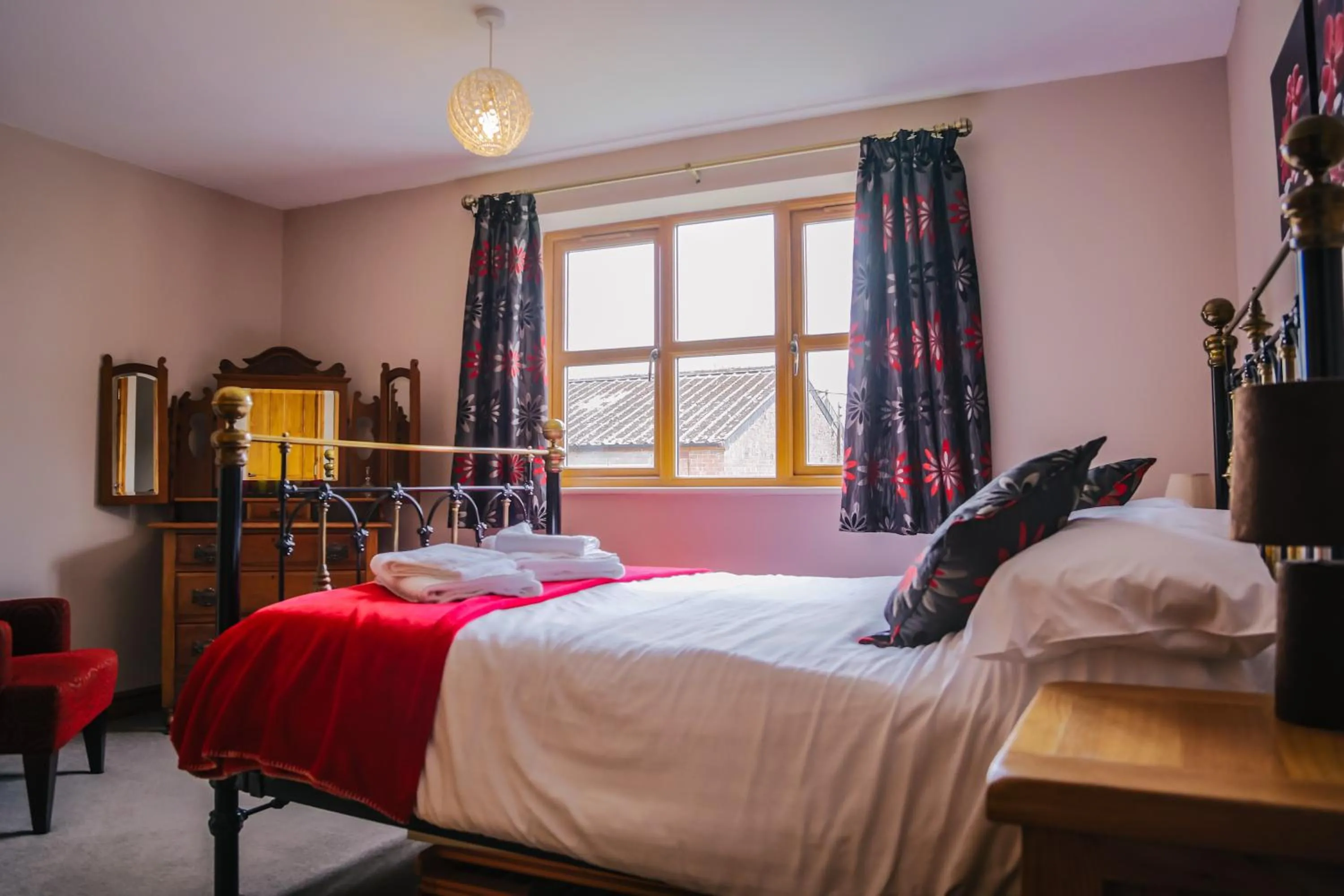 Bed in Millmoor Farm Holidays