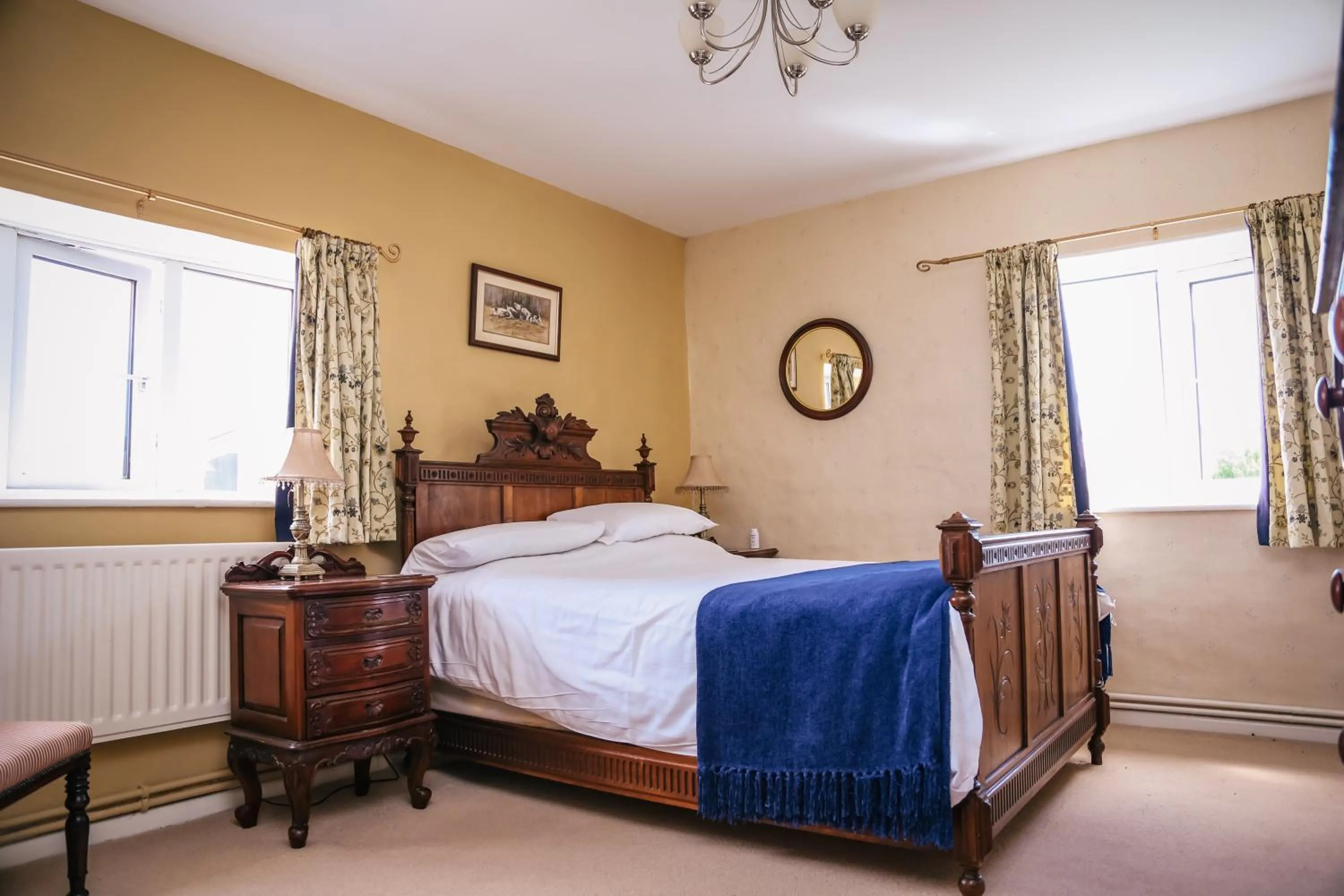 Bed in Millmoor Farm Holidays