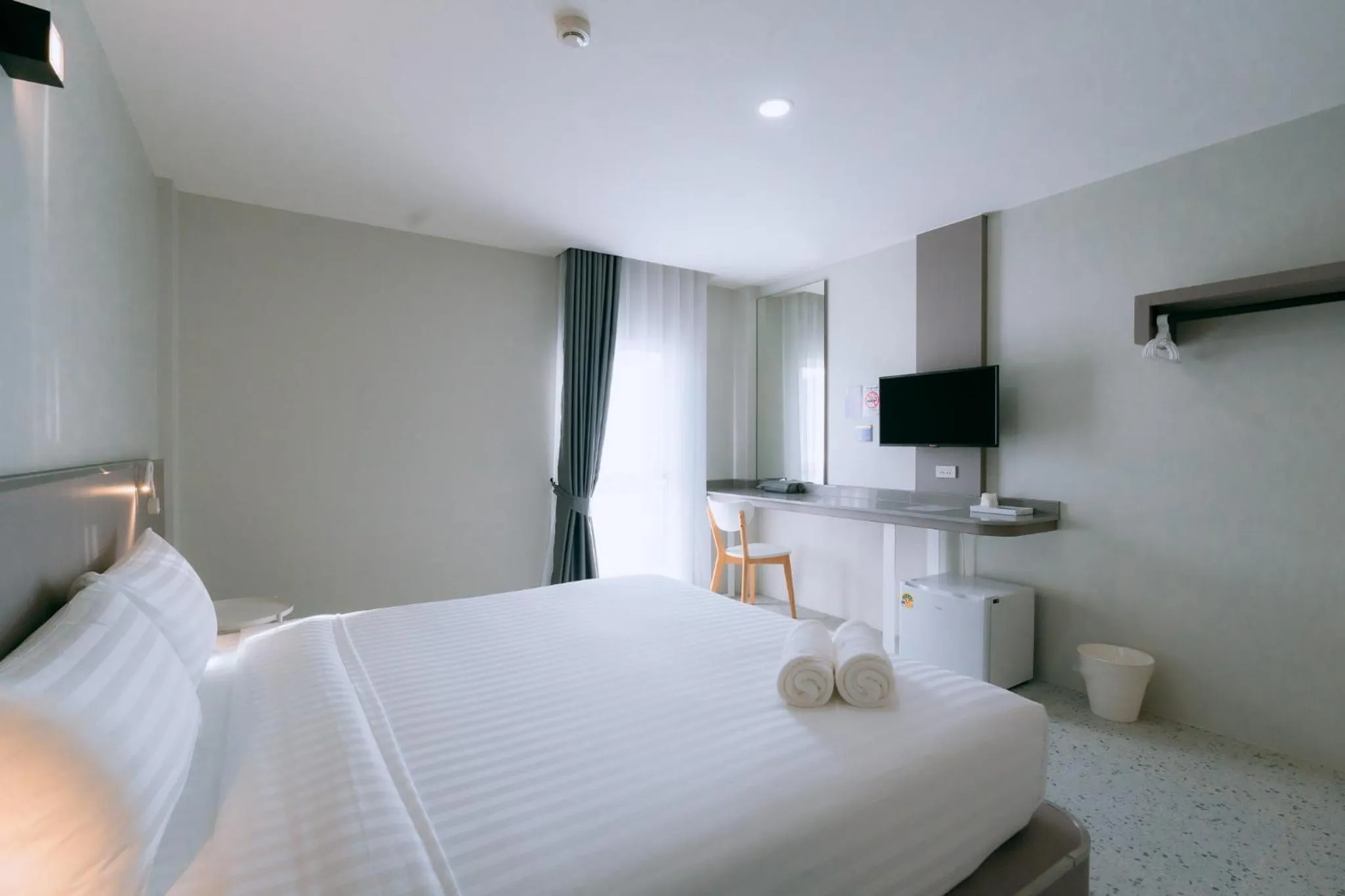 Bedroom, Bed in One Budget Hotel Chiangrai Bypass-East