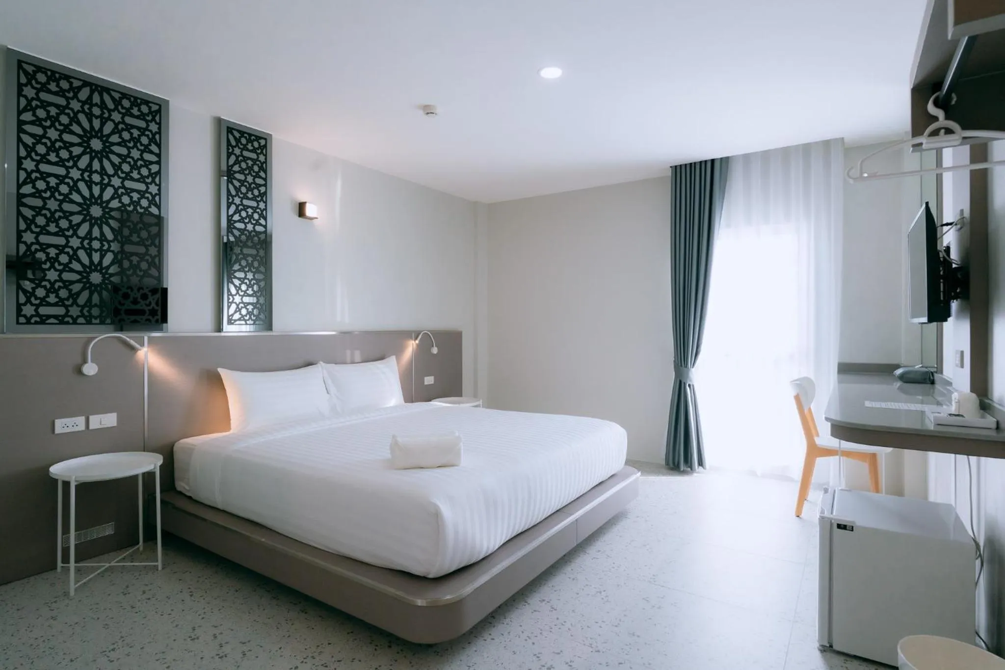 Bedroom, Bed in One Budget Hotel Chiangrai Bypass-East