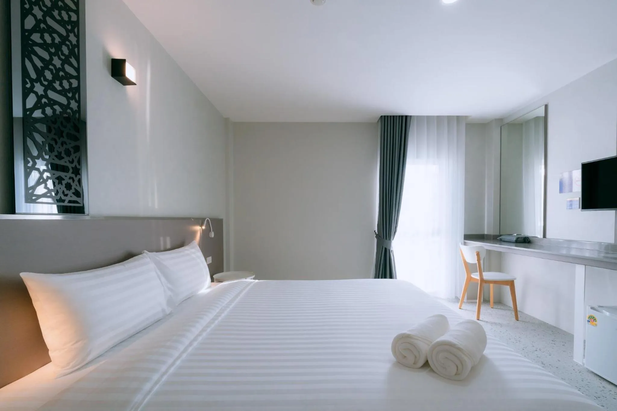 Bedroom, Bed in One Budget Hotel Chiangrai Bypass-East
