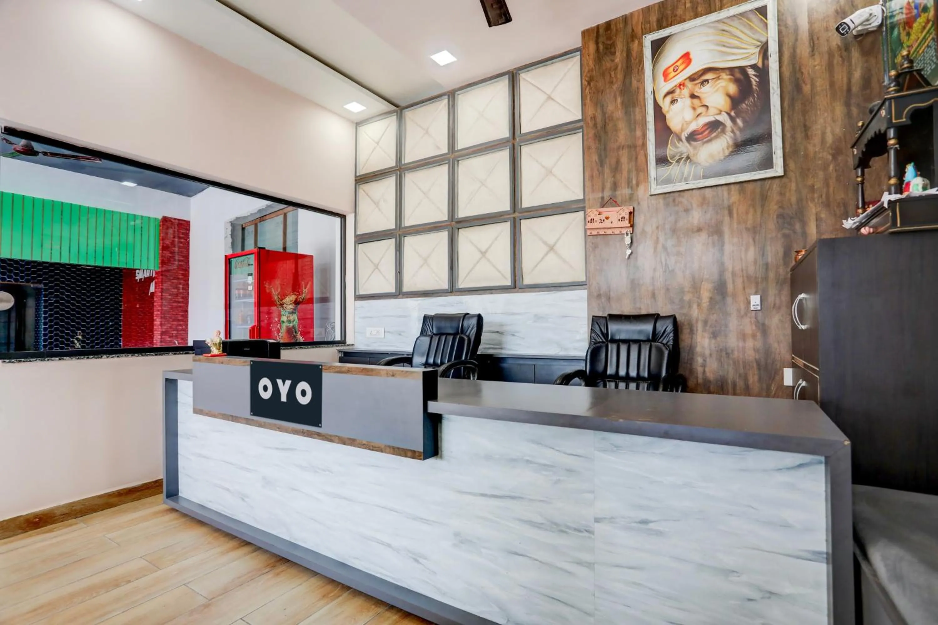 Lobby or reception in Hotel O Shiv Sai Guest House