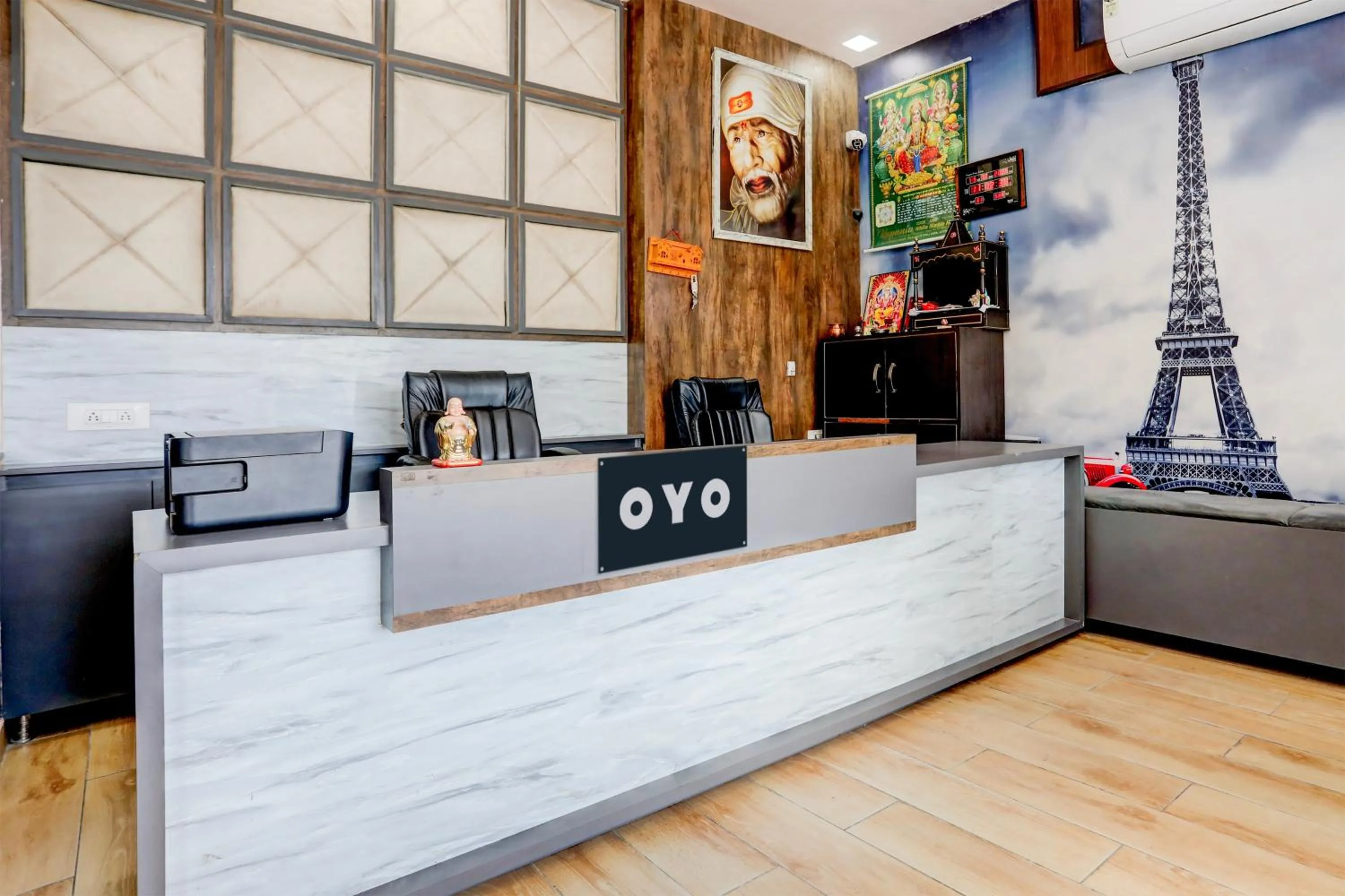 Lobby or reception in Hotel O Shiv Sai Guest House