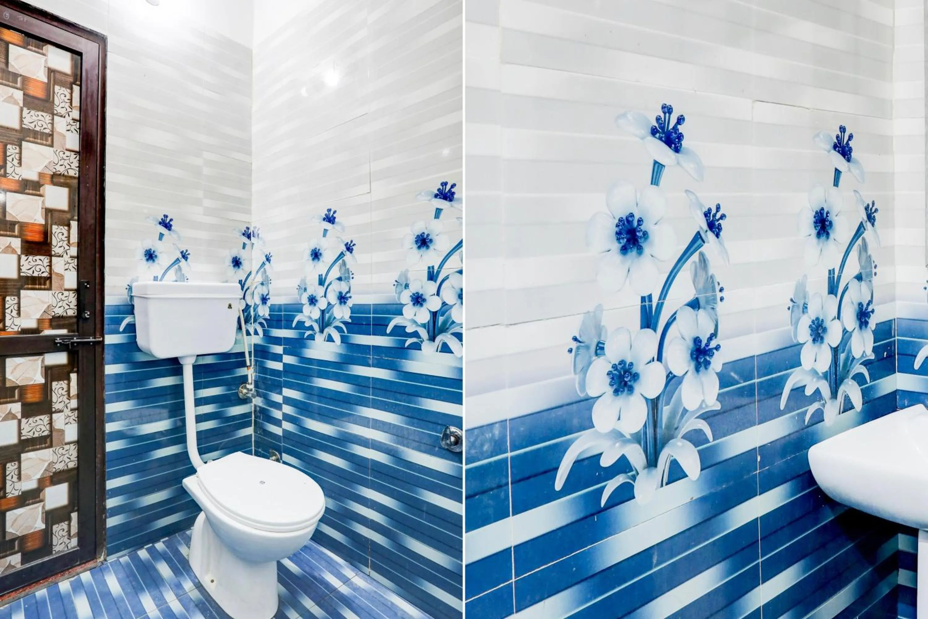 Bathroom in Hotel O Shiv Sai Guest House