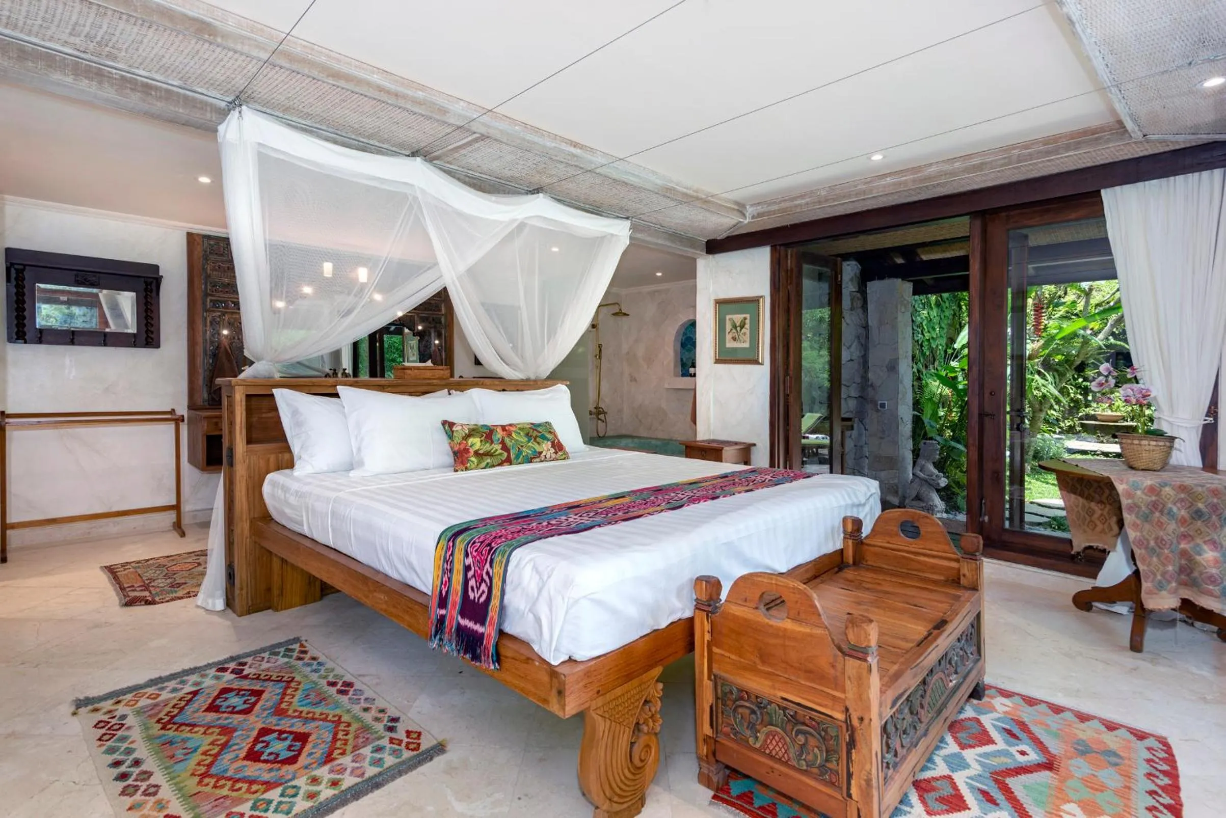 Bed in Lumina Wellness Retreat