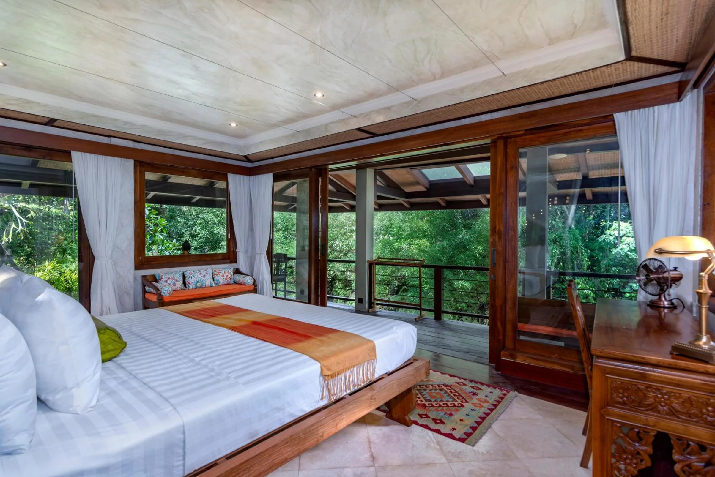 Bed in Lumina Wellness Retreat