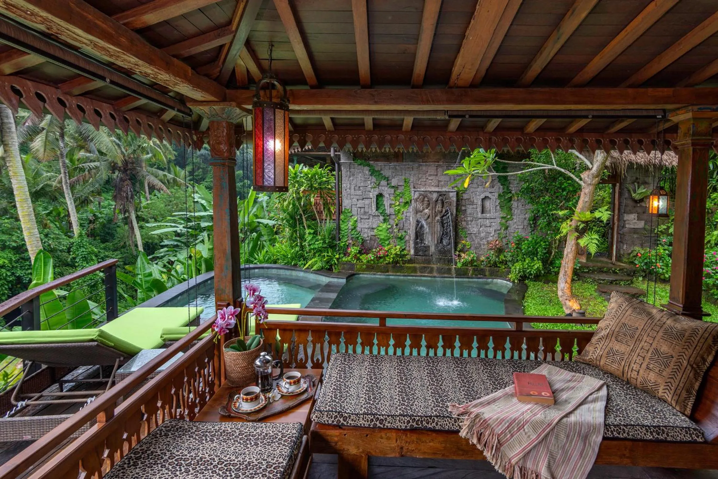 Seating area in Lumina Wellness Retreat