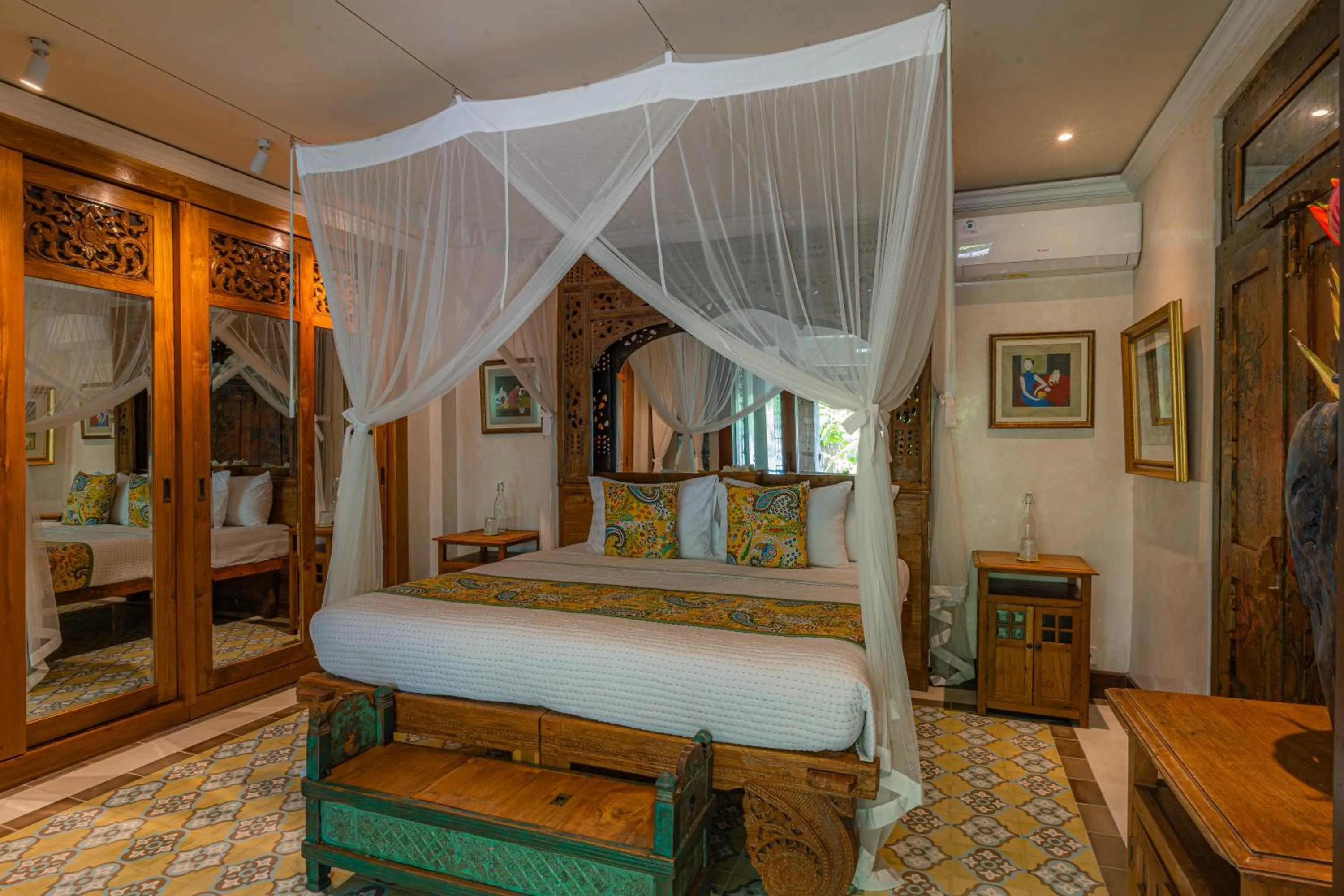 Bed in Lumina Wellness Retreat