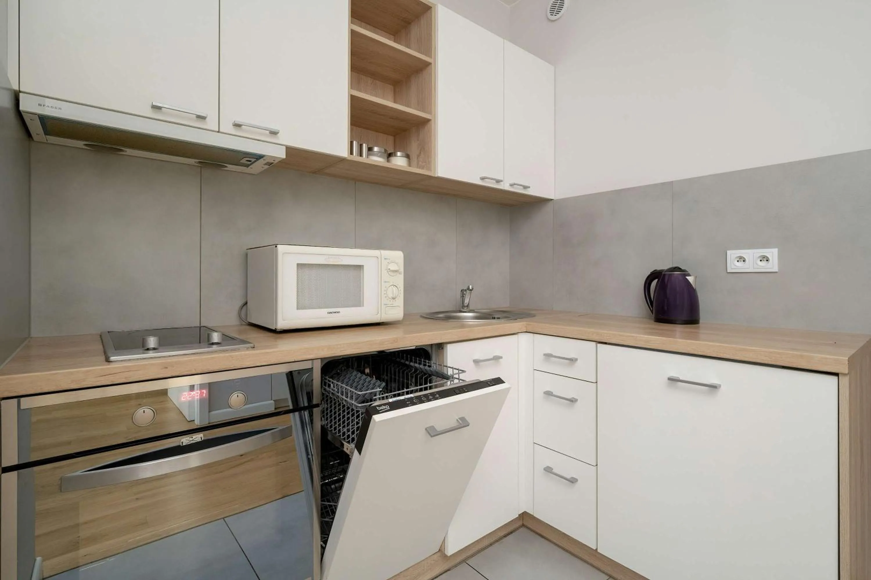 Kitchen or kitchenette in Jesionowa 37 Elegancki Apartament i Parking by Noclegi Renters
