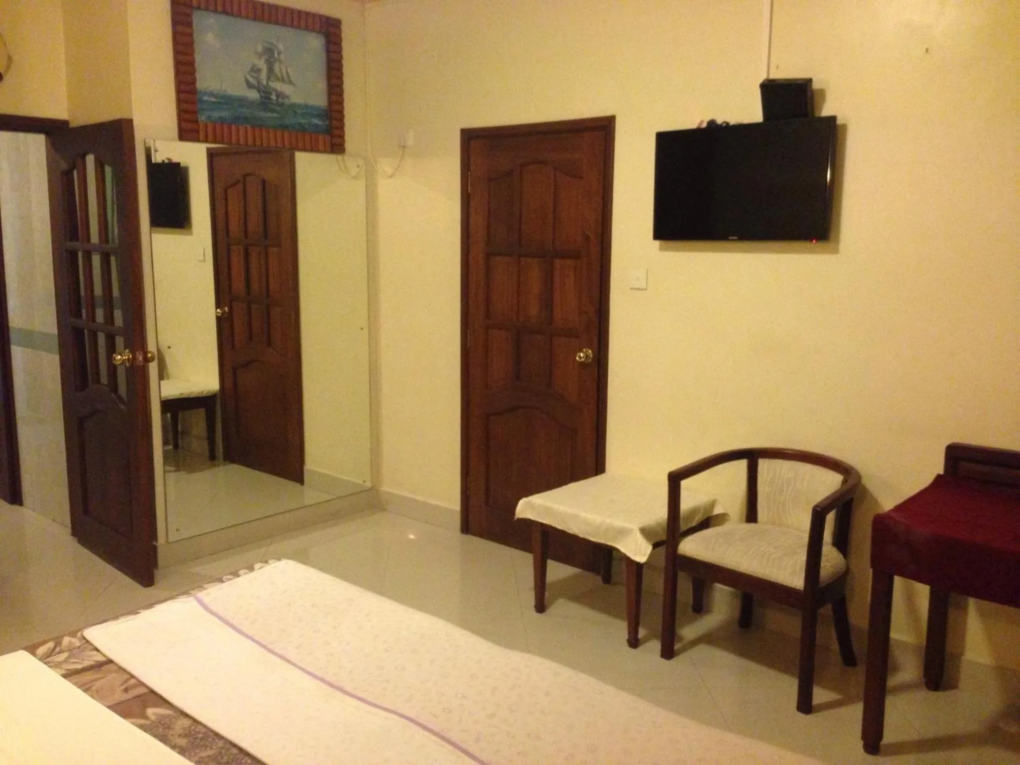 Night, Bed in Tudor Water Sports Hotel