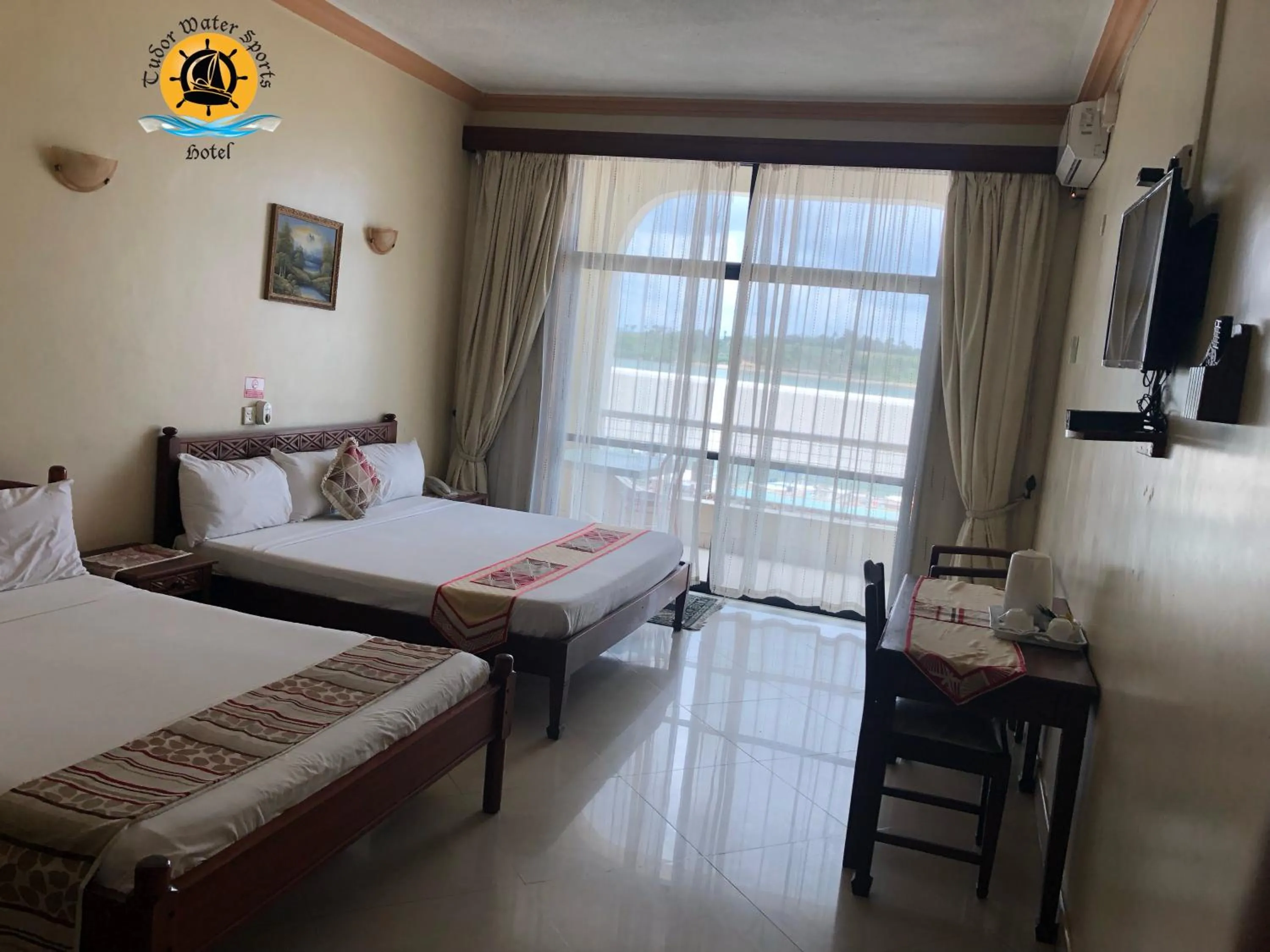 Property building, Bed in Tudor Water Sports Hotel