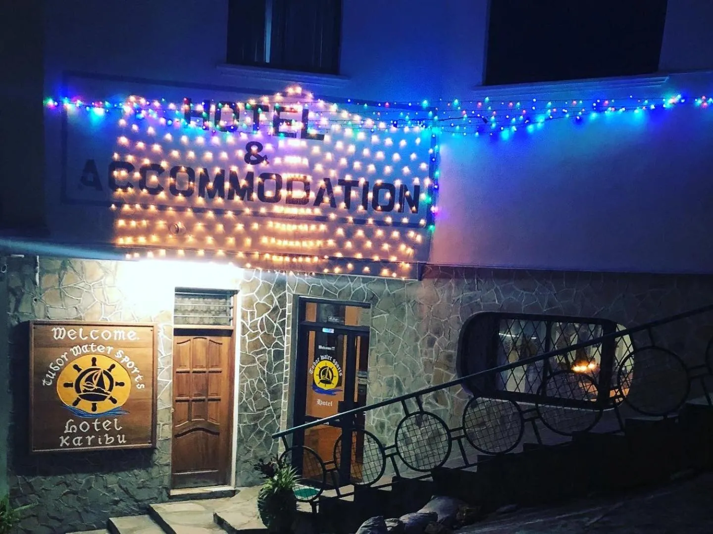 Facade/entrance in Tudor Water Sports Hotel