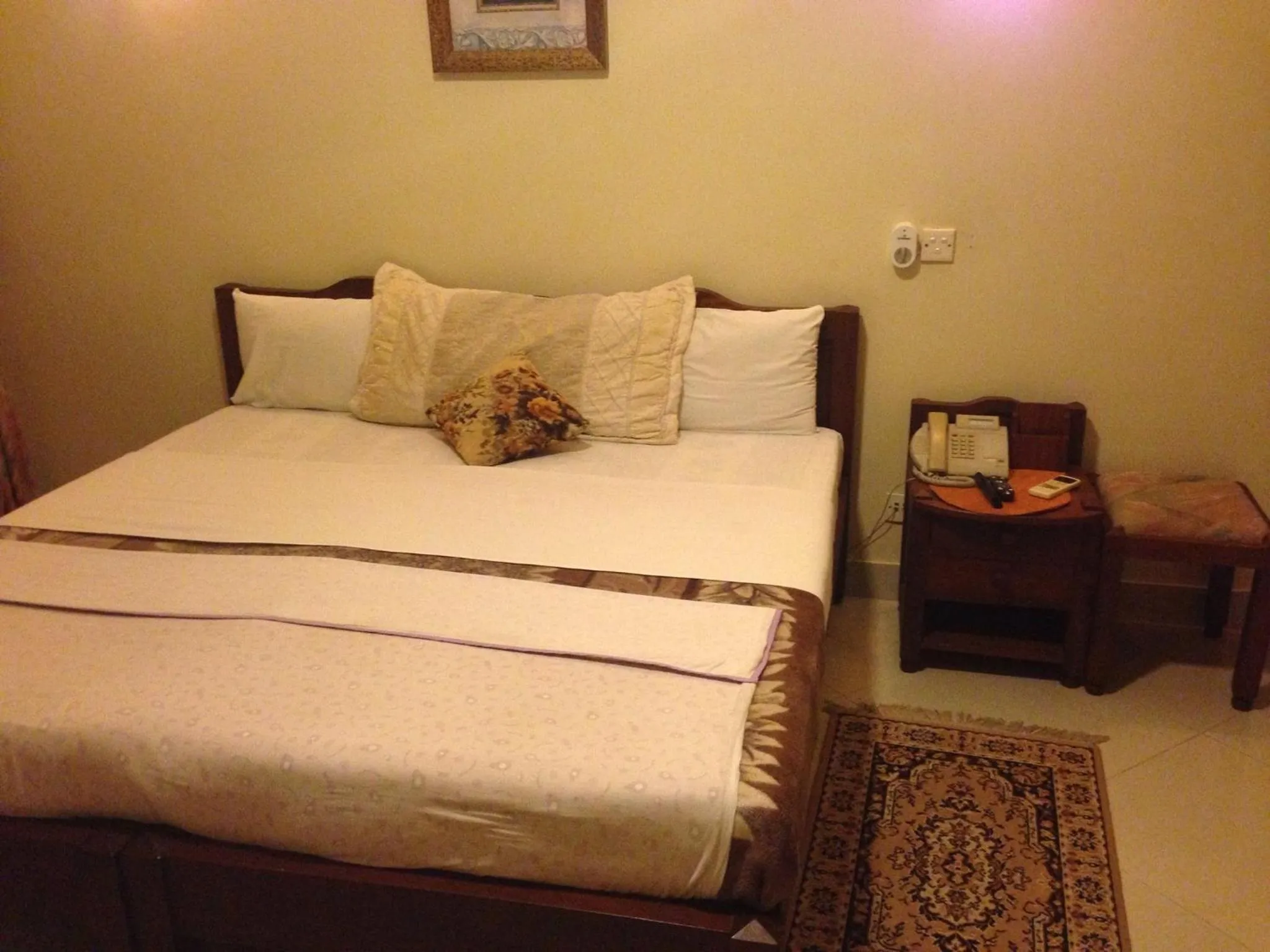 Night, Bed in Tudor Water Sports Hotel