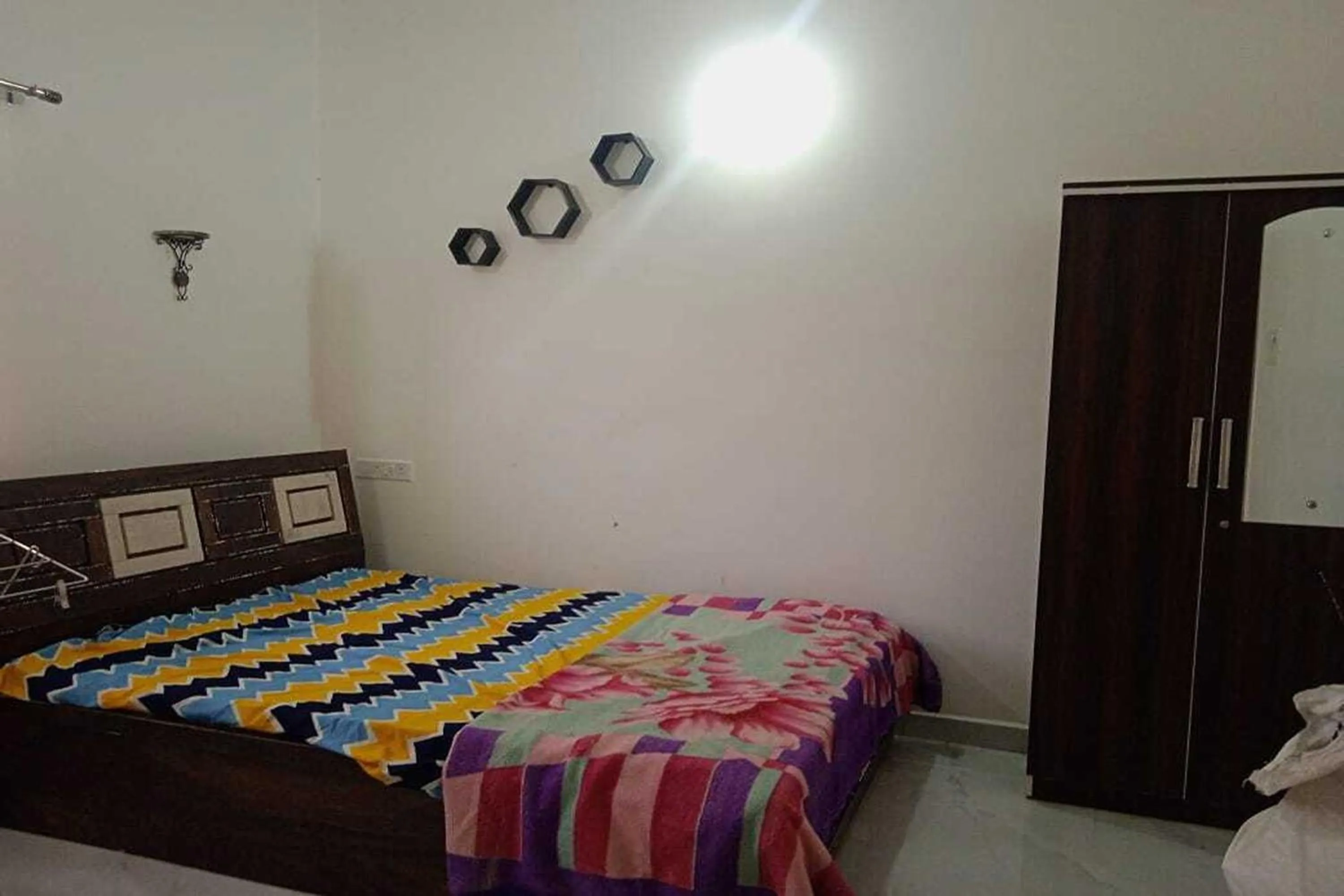 Bed in Vighnaharta Villa