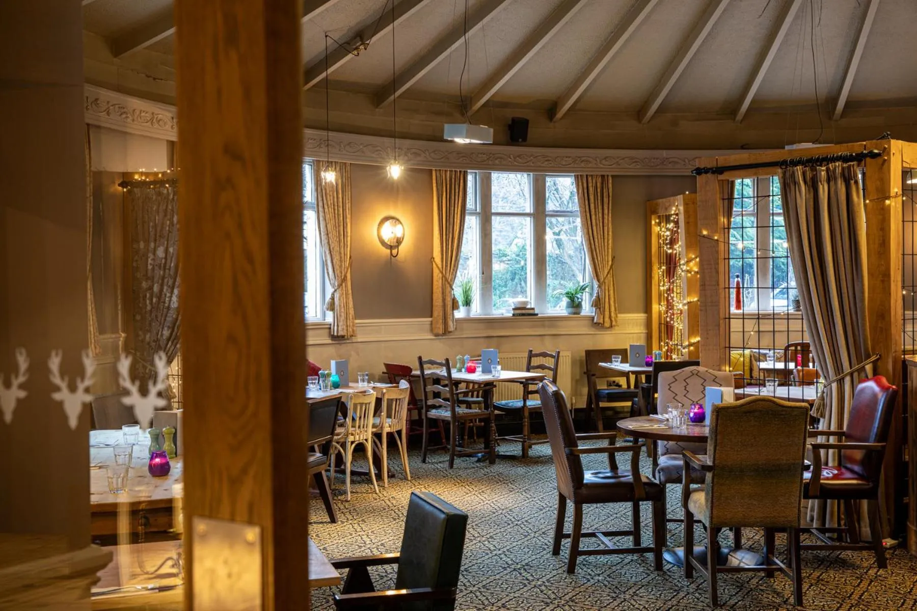 Dining area in The Devonshire Arms