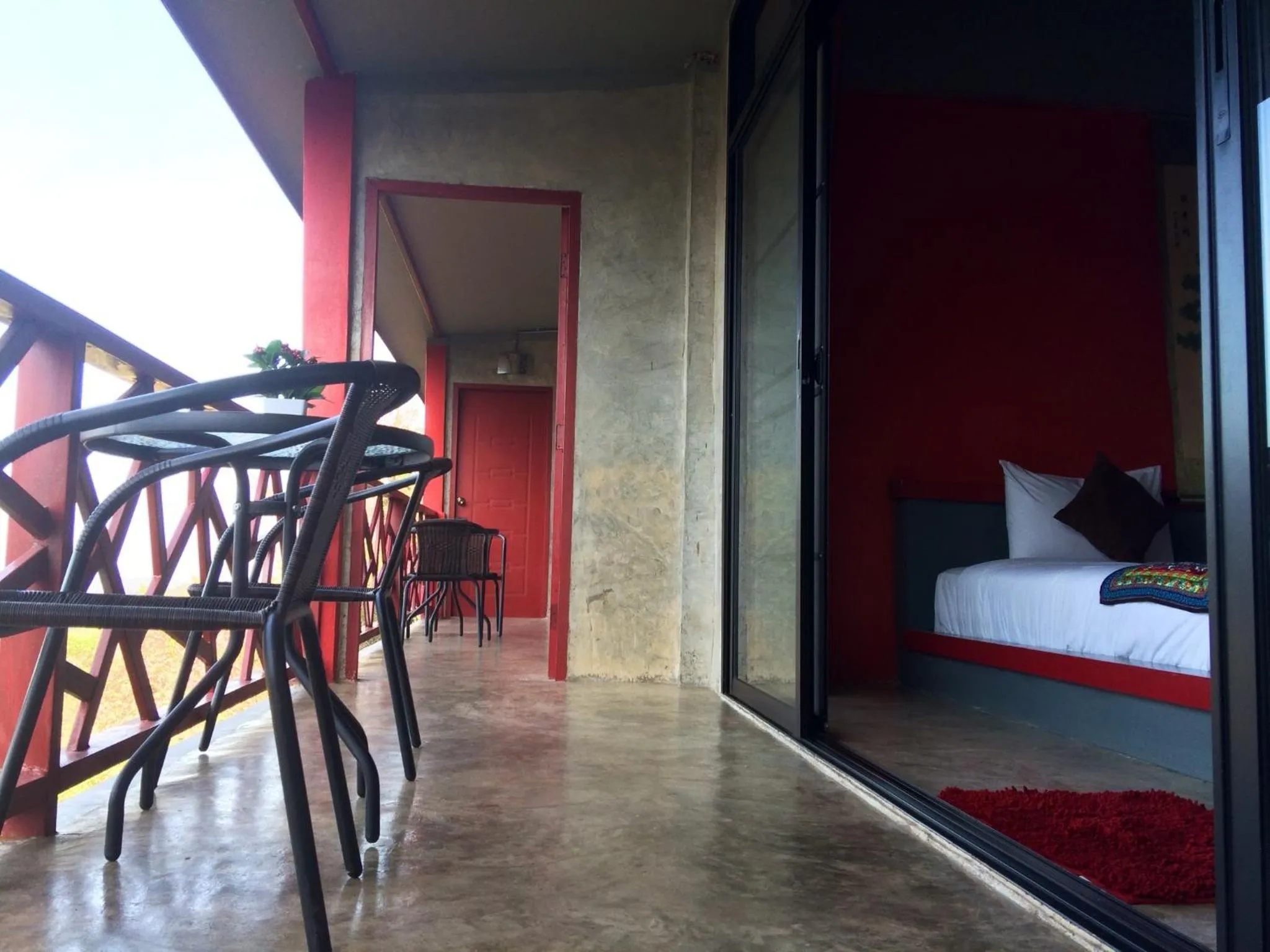 Balcony/Terrace, Bed in Wang Put Tan Boutique House