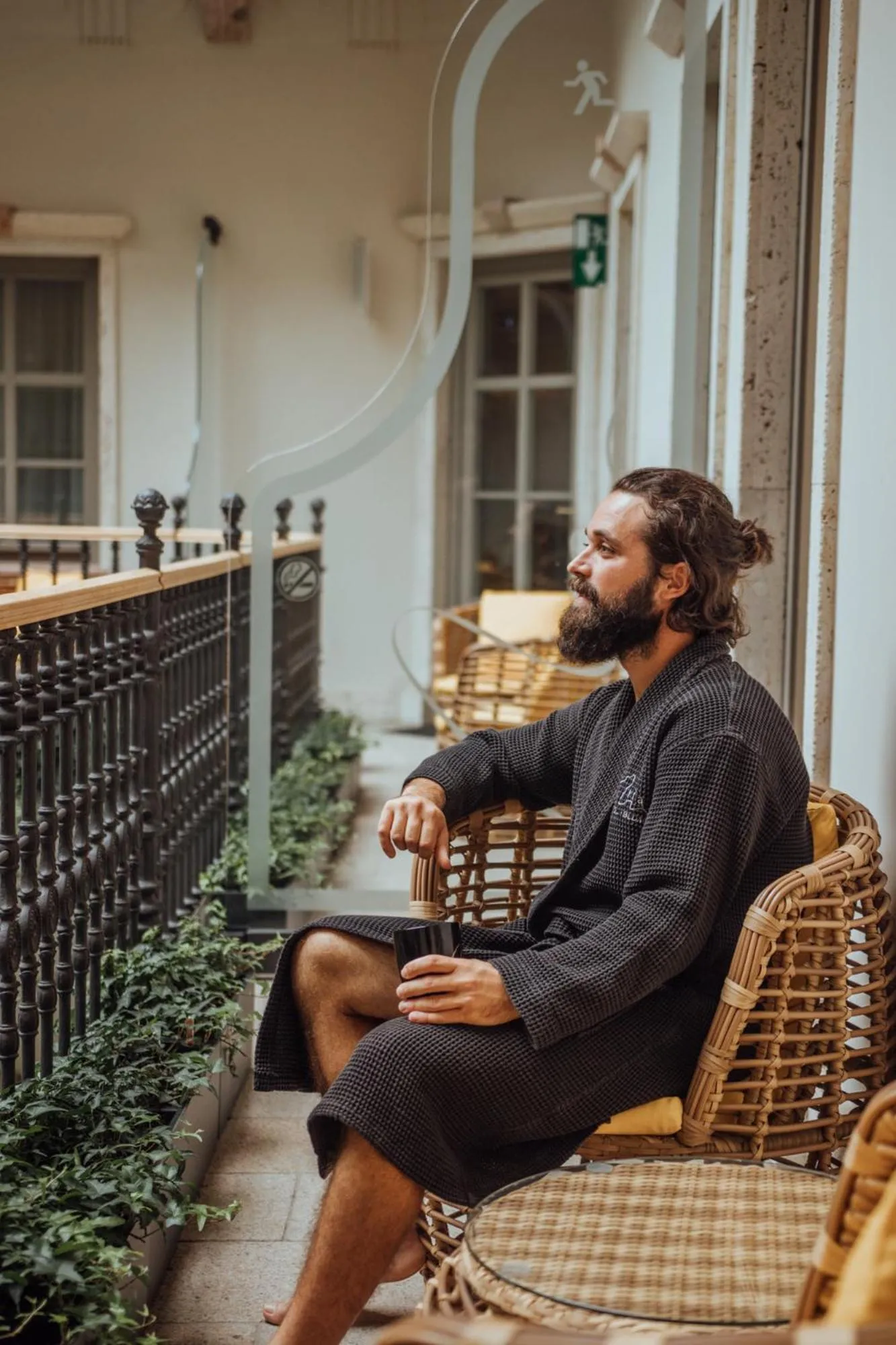 Balcony/Terrace in Aria Hotel Budapest by Library Hotel Collection