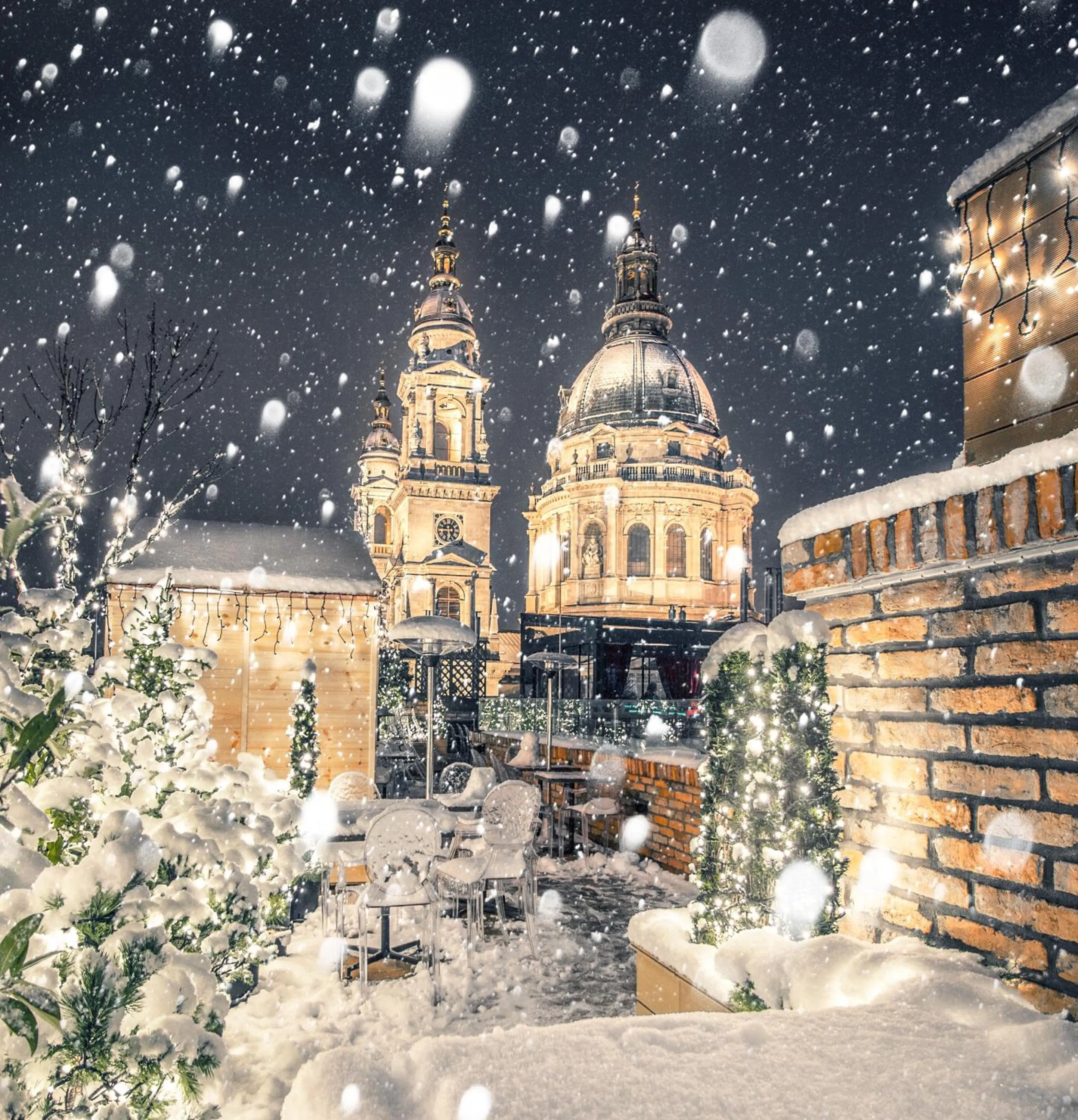 Winter in Aria Hotel Budapest by Library Hotel Collection