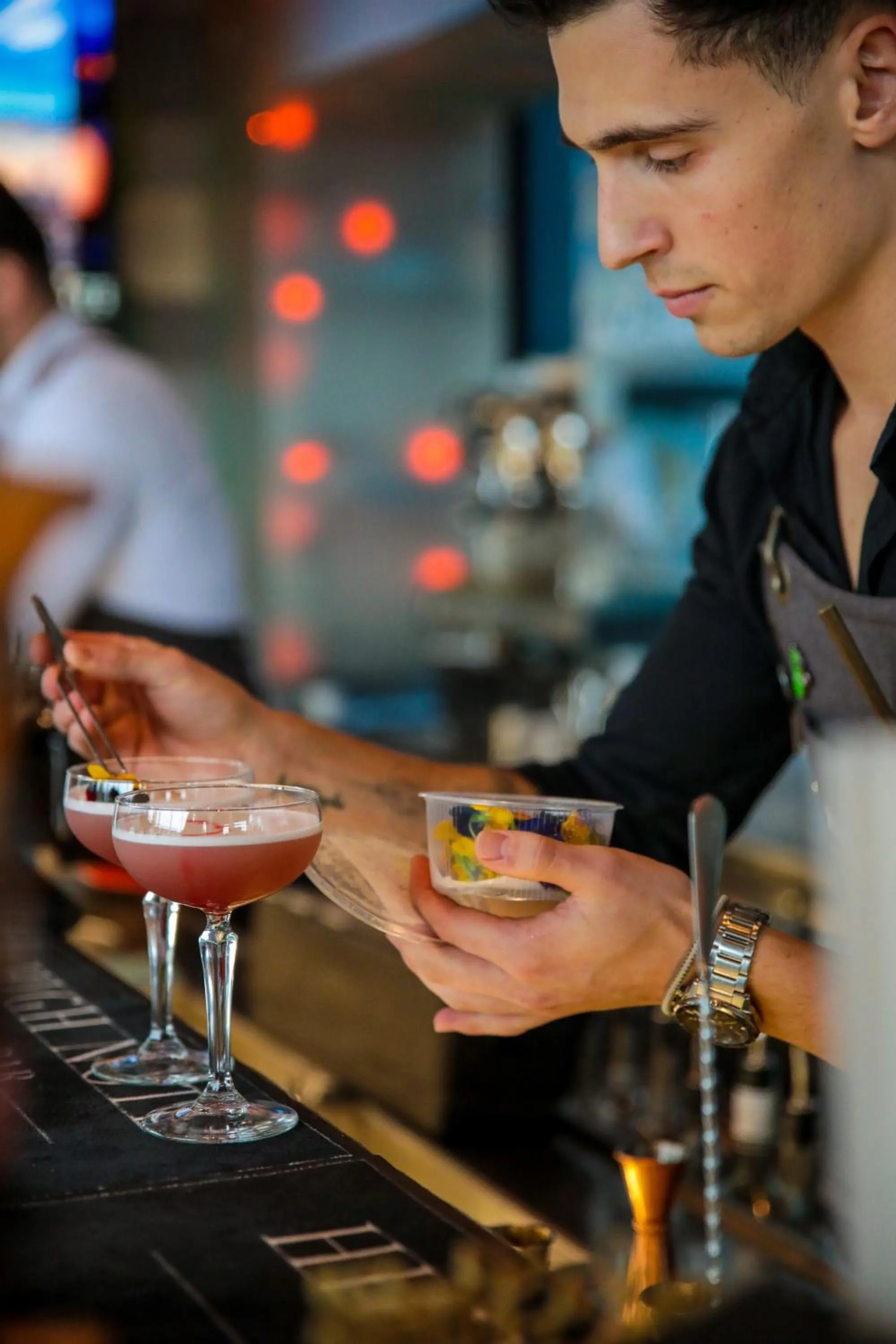 Lounge or bar in Aria Hotel Budapest by Library Hotel Collection