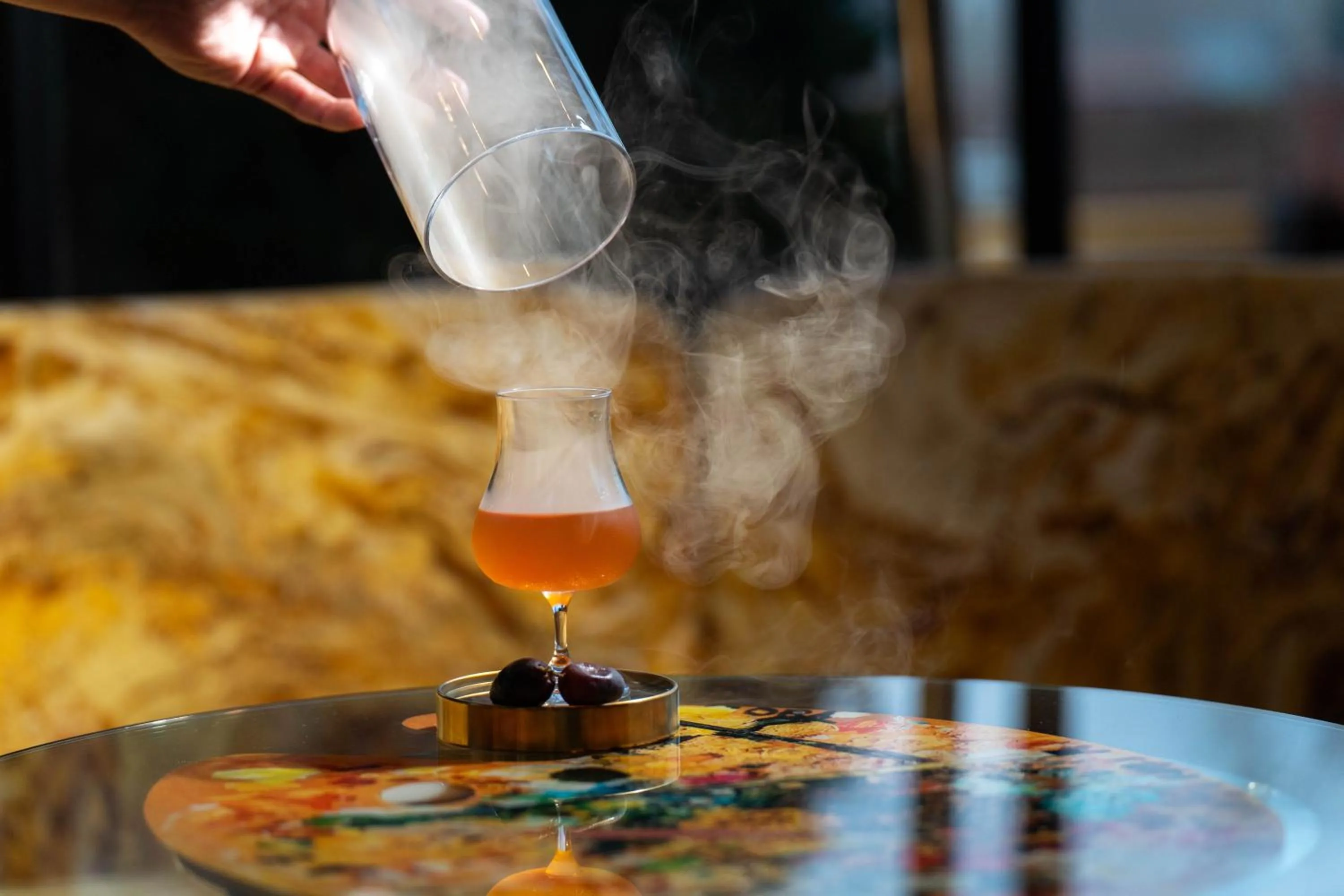 Lounge or bar in Aria Hotel Budapest by Library Hotel Collection