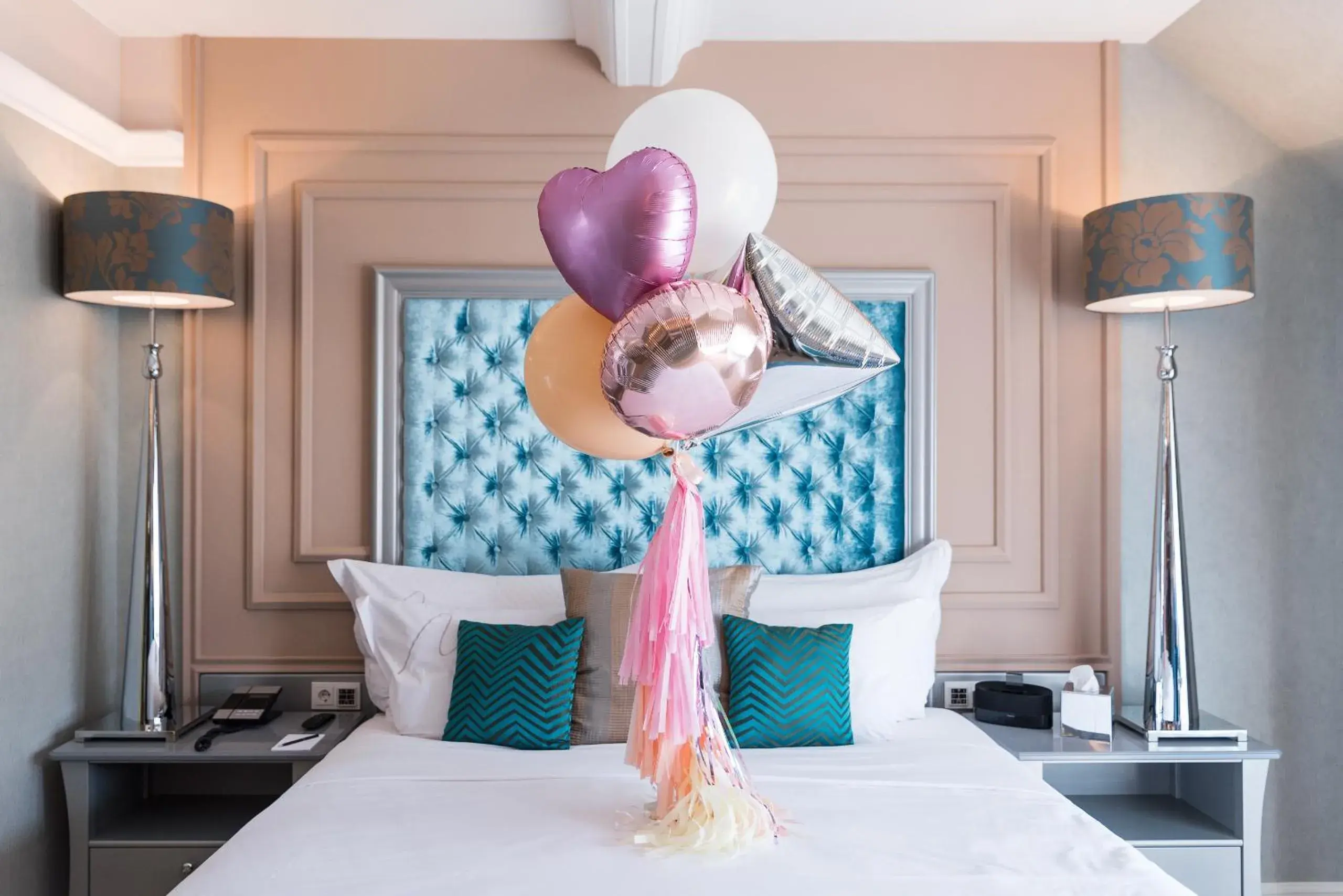 Bed in Aria Hotel Budapest by Library Hotel Collection Bed in Aria Hotel Budapest by Library Hotel Collection