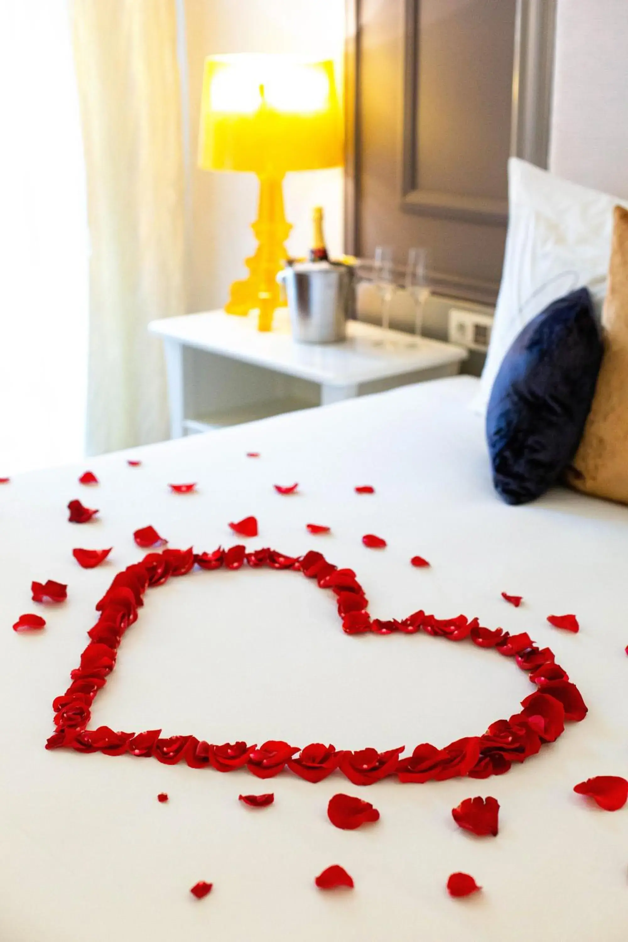 Decorative detail, Bed in Aria Hotel Budapest by Library Hotel Collection Decorative detail, Bed in Aria Hotel Budapest by Library Hotel Collection