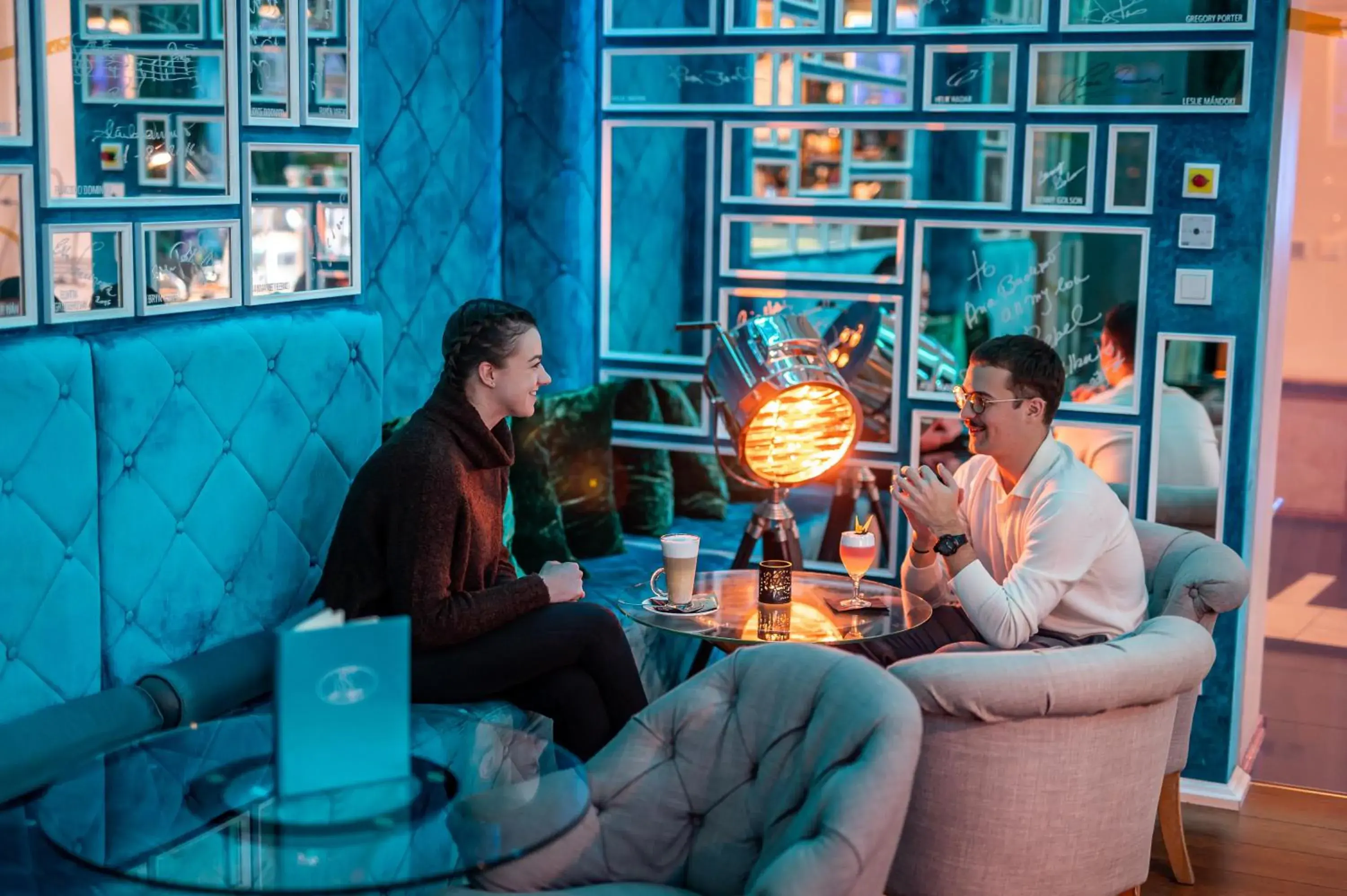 Lounge or bar in Aria Hotel Budapest by Library Hotel Collection Lounge or bar in Aria Hotel Budapest by Library Hotel Collection