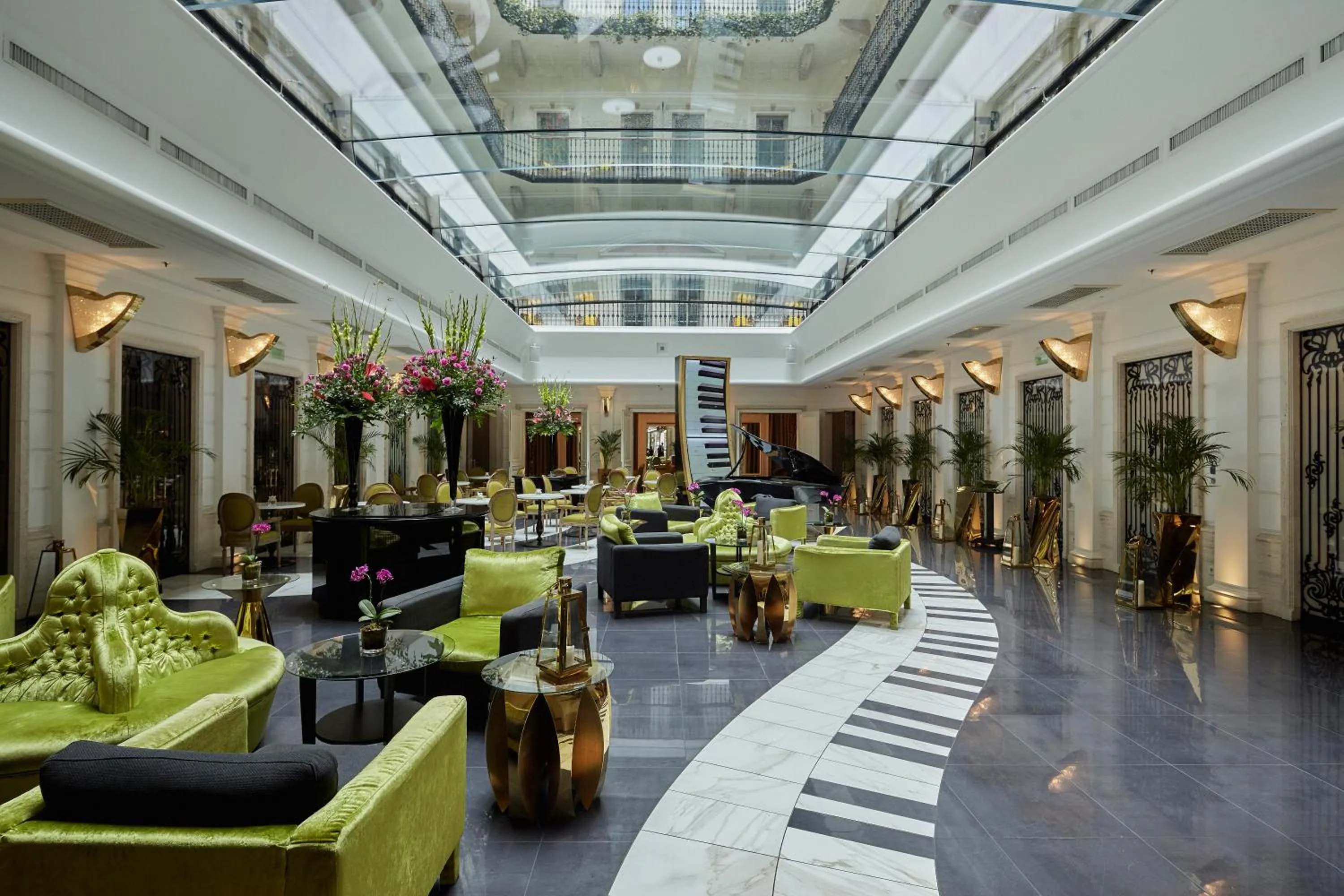 Lobby or reception in Aria Hotel Budapest by Library Hotel Collection