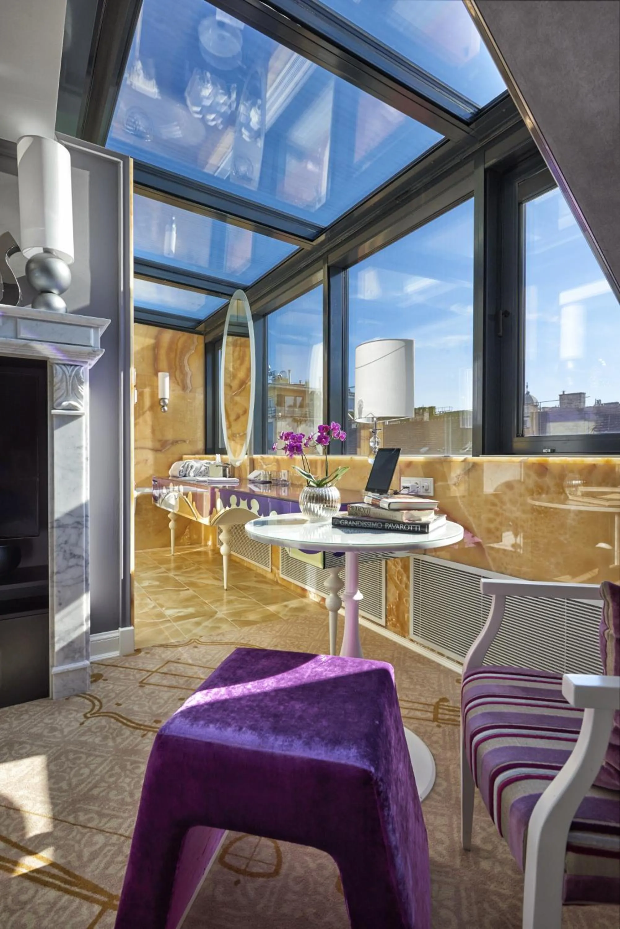 Bedroom in Aria Hotel Budapest by Library Hotel Collection