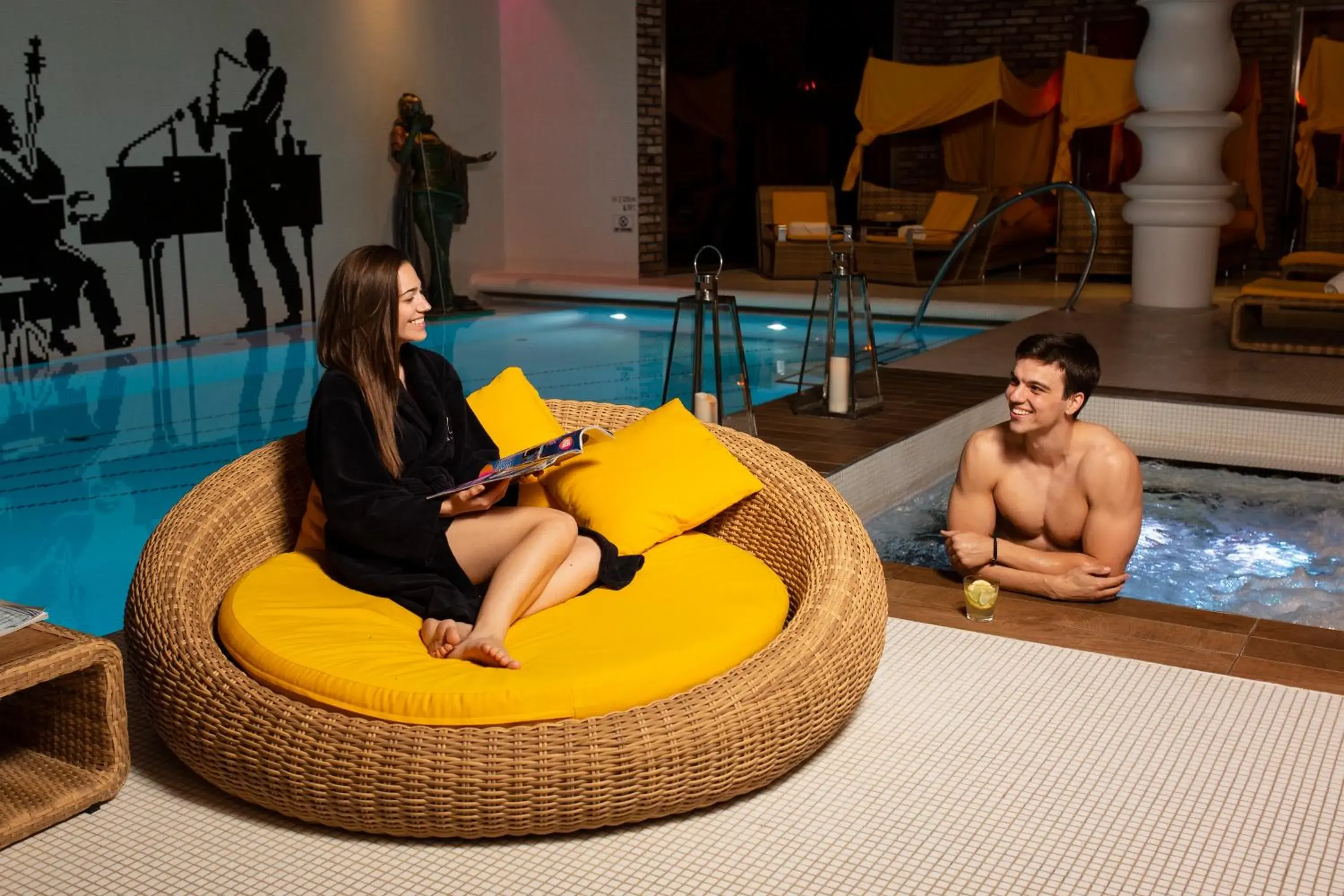 Spa and wellness centre/facilities in Aria Hotel Budapest by Library Hotel Collection Spa and wellness centre/facilities in Aria Hotel Budapest by Library Hotel Collection