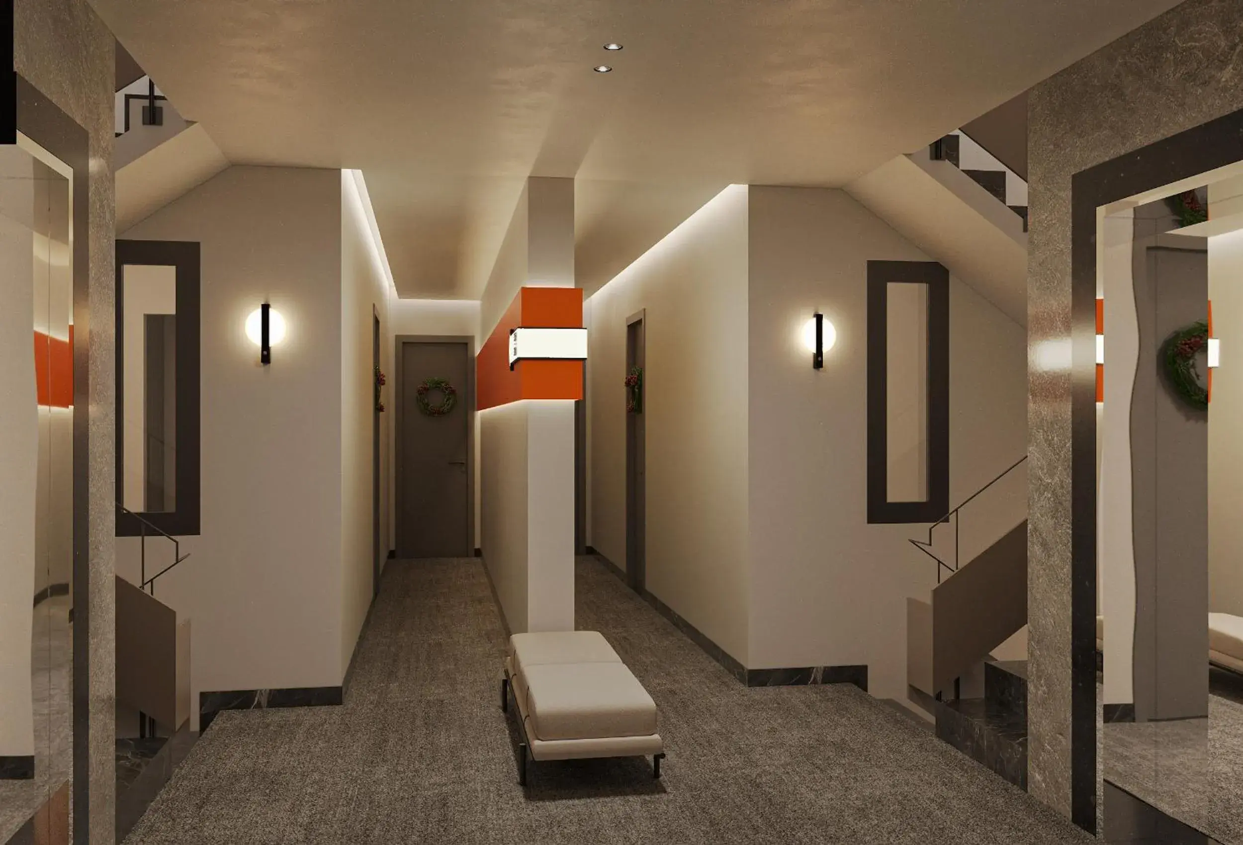 Lobby or reception, Bed in The Concept Hotel HCMC- Premium Lobby or reception, Bed in The Concept Hotel HCMC- Premium