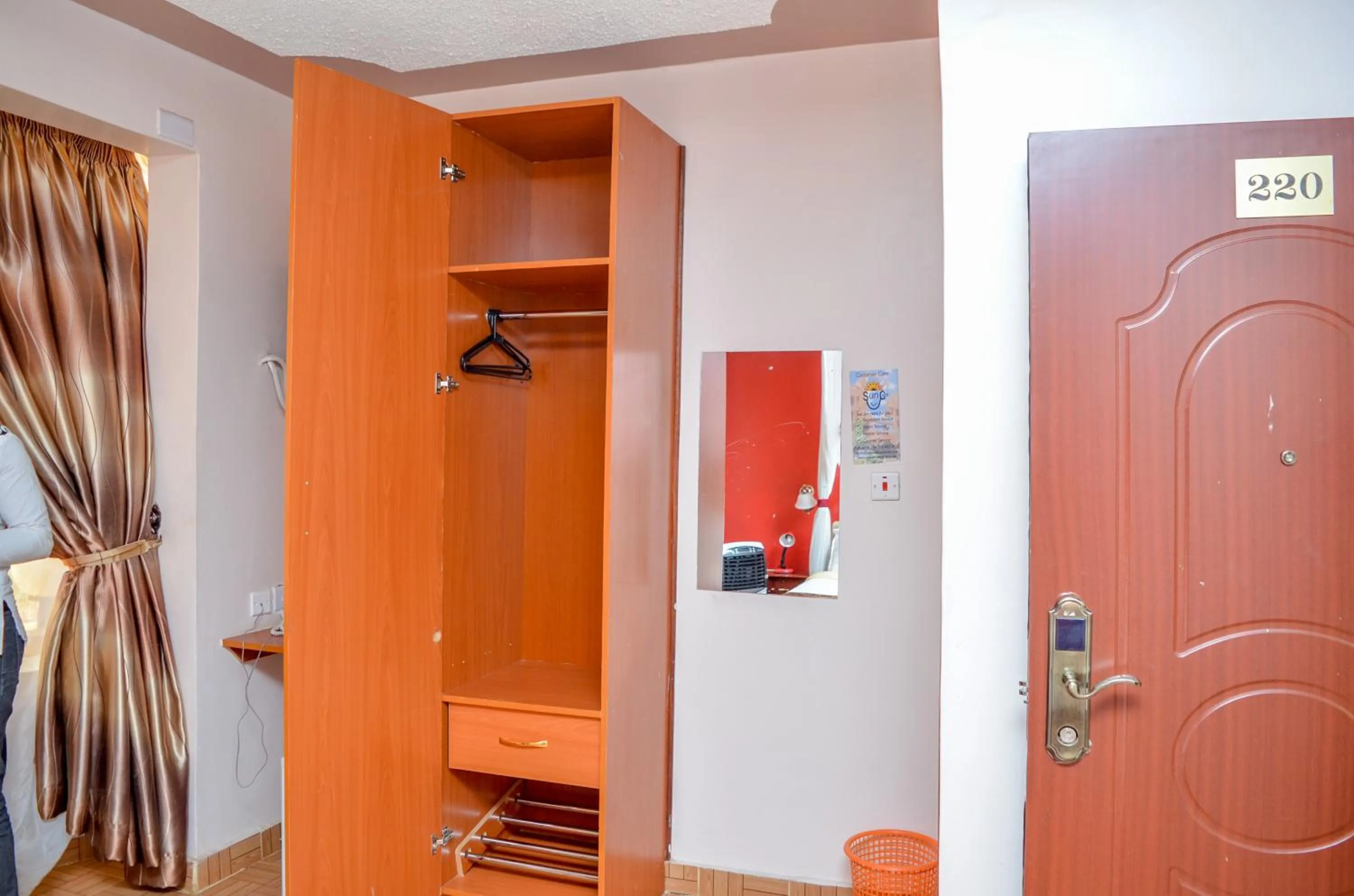 wardrobe in Sunstar Hotel Nairobi