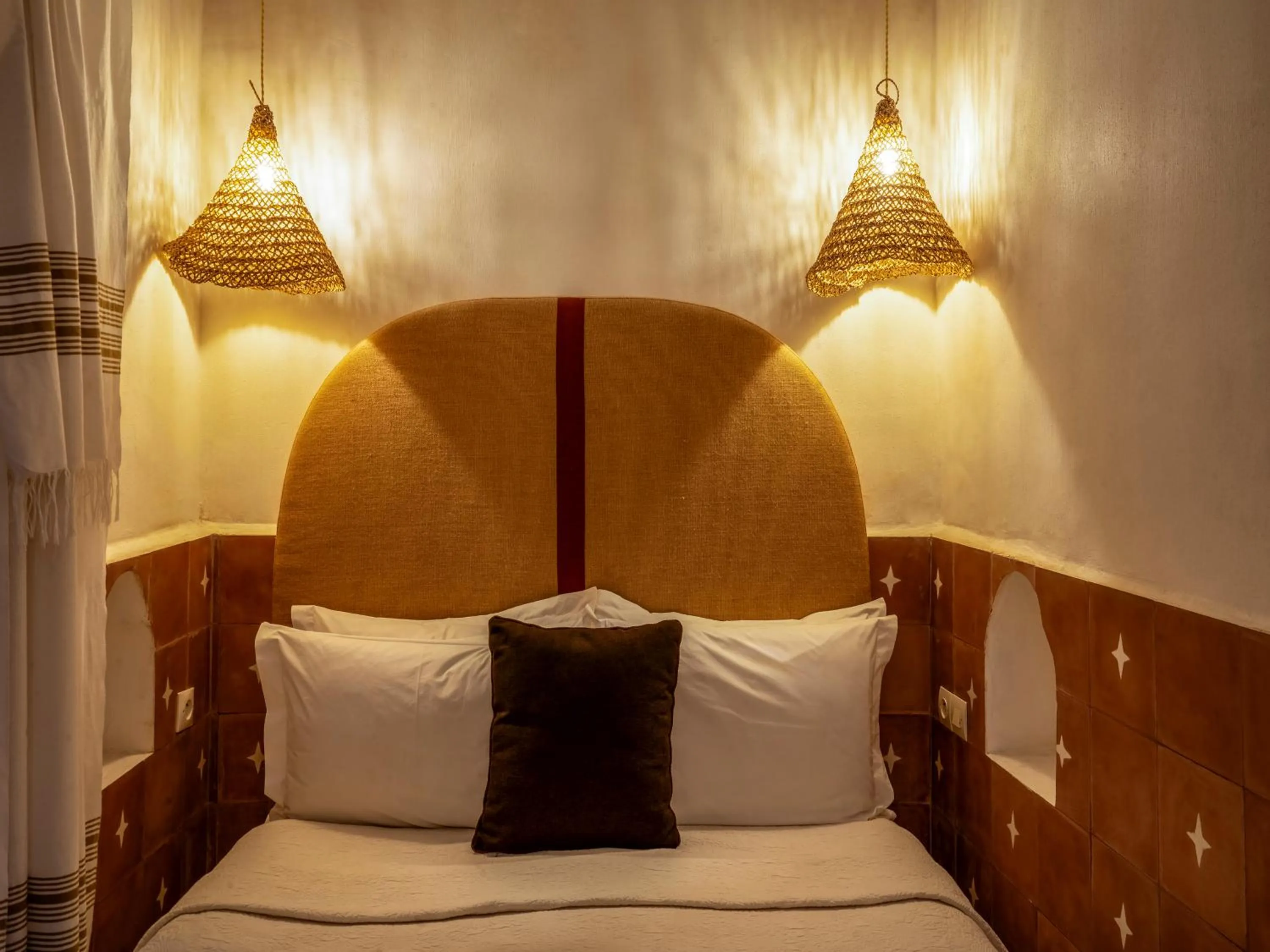 Photo of the whole room, Bed in Riad Maialou & SPA