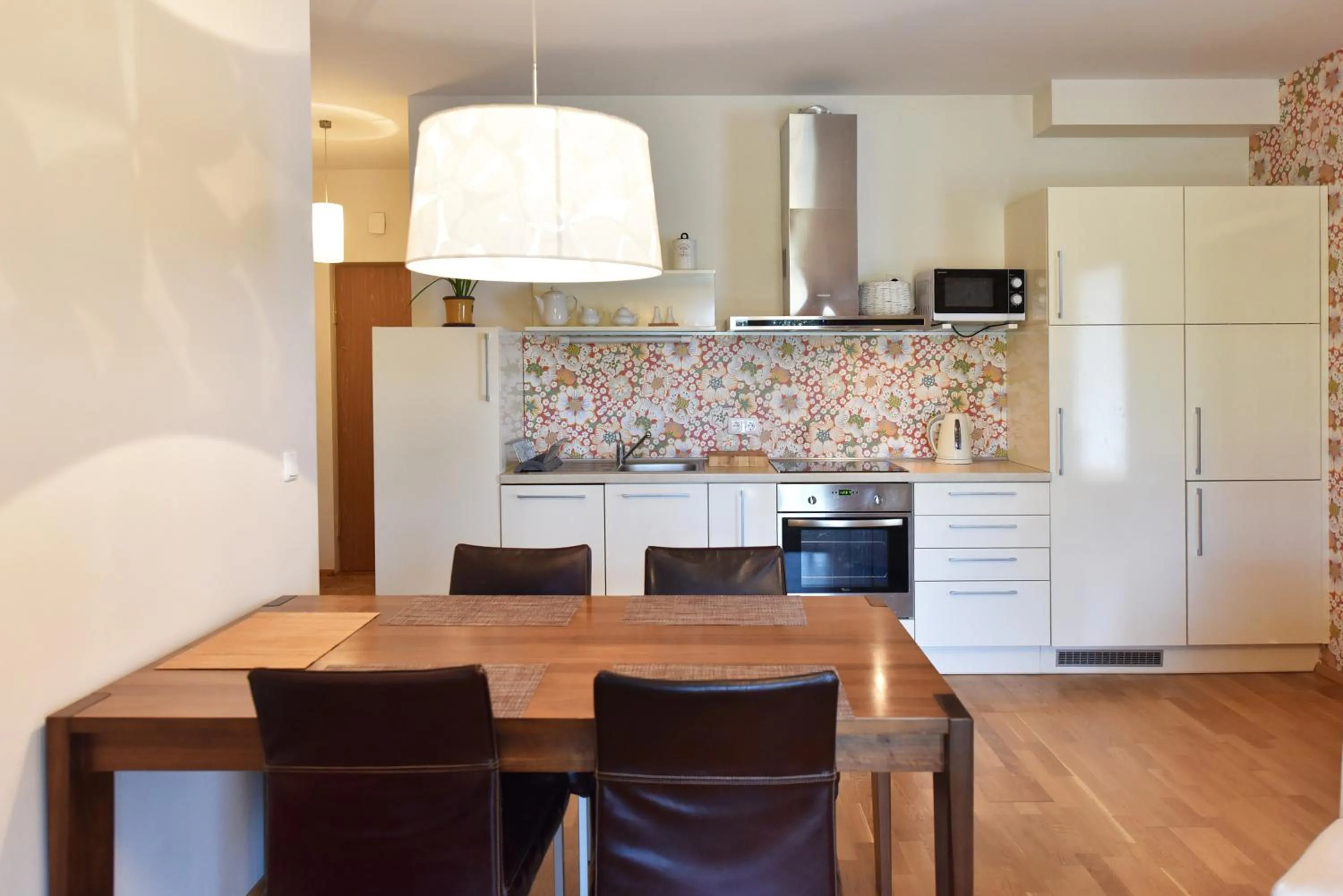 Kitchen or kitchenette in Apartamentai Nr.24