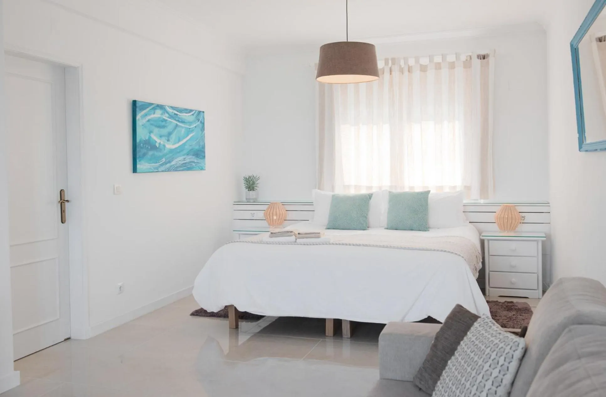Bedroom, Bed in Laneez Ericeira Surf House