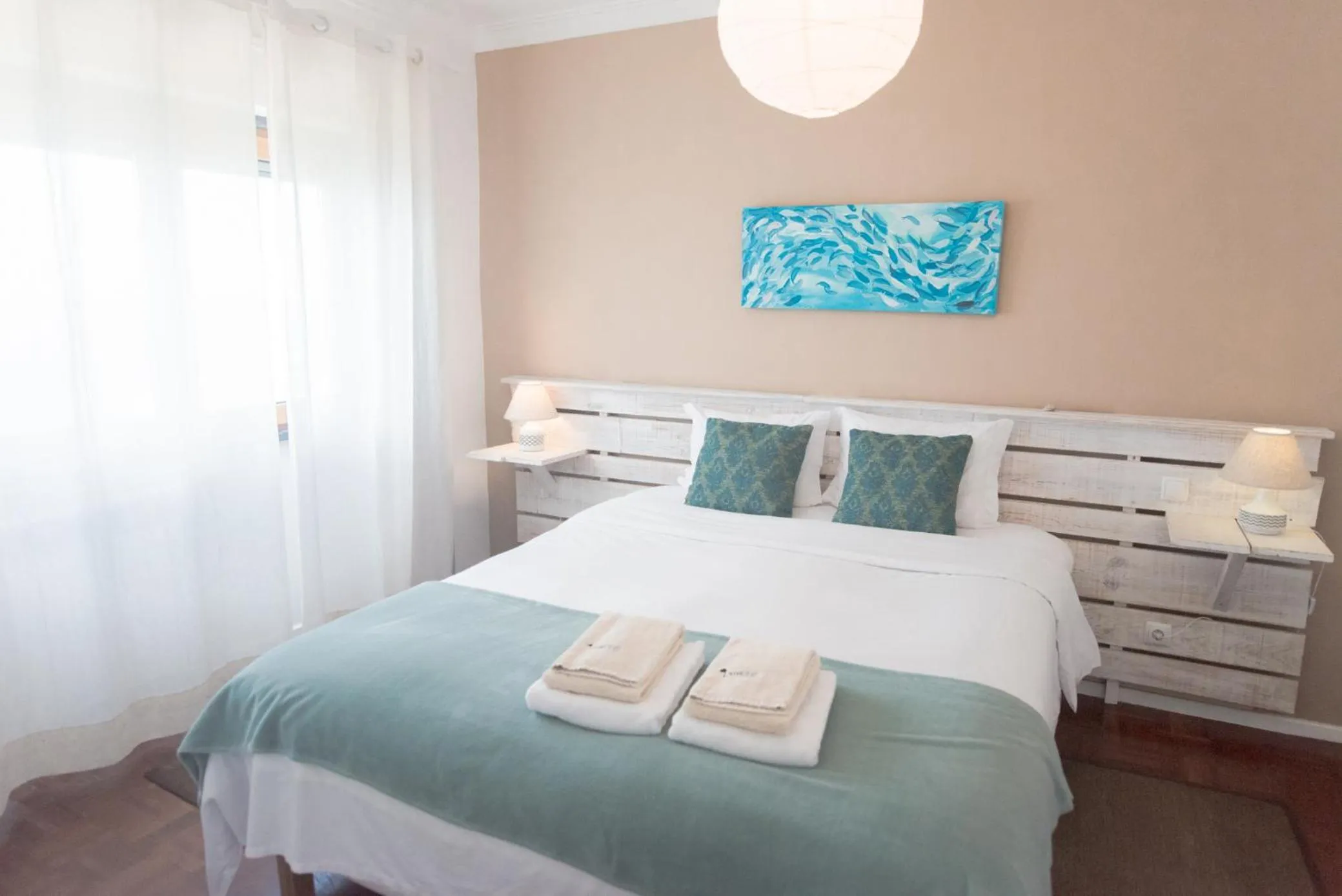 Bedroom, Bed in Laneez Ericeira Surf House