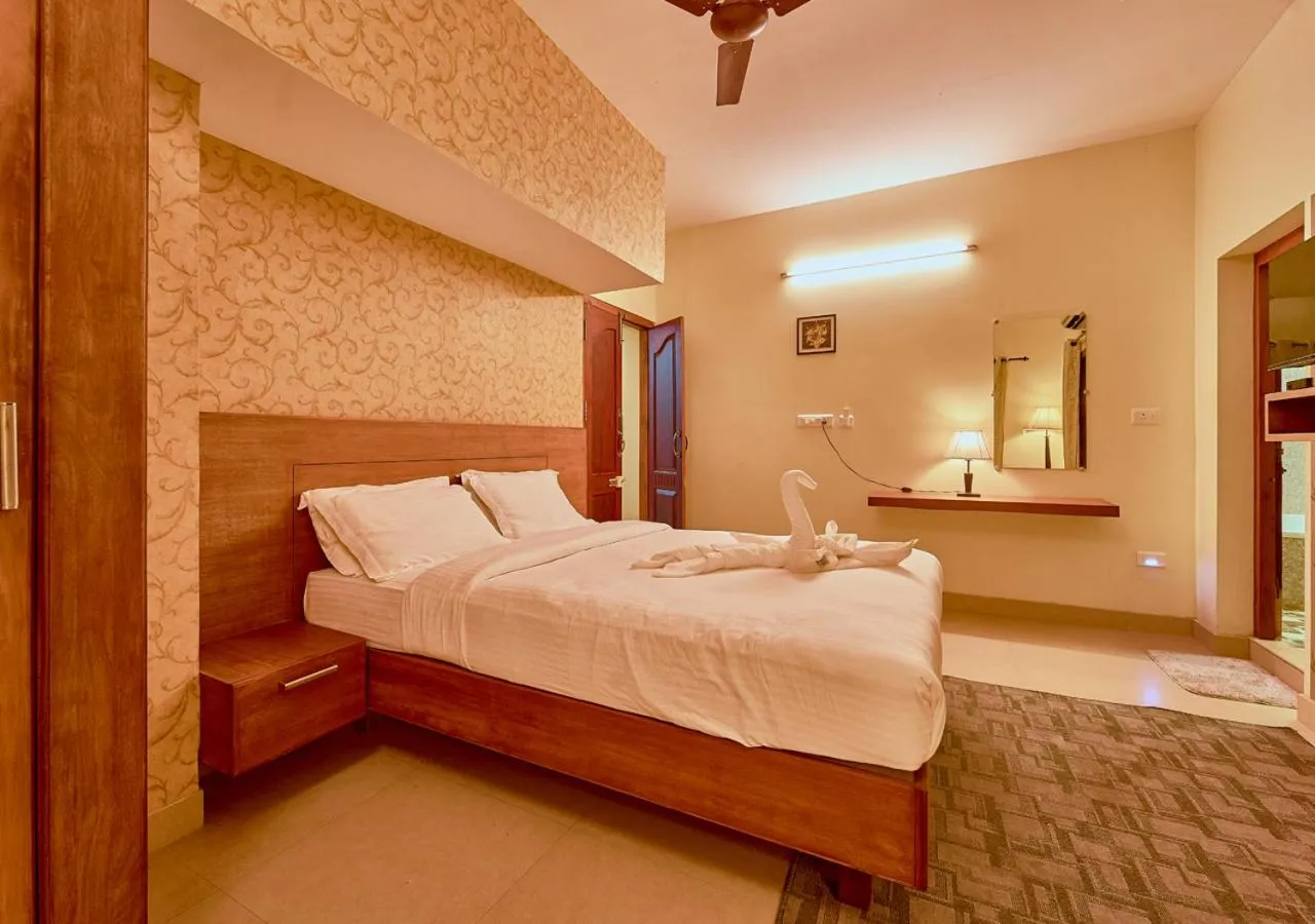 Photo of the whole room, Bed in Ushasree Wayanad Premium Pool Resort by VOYE HOMES