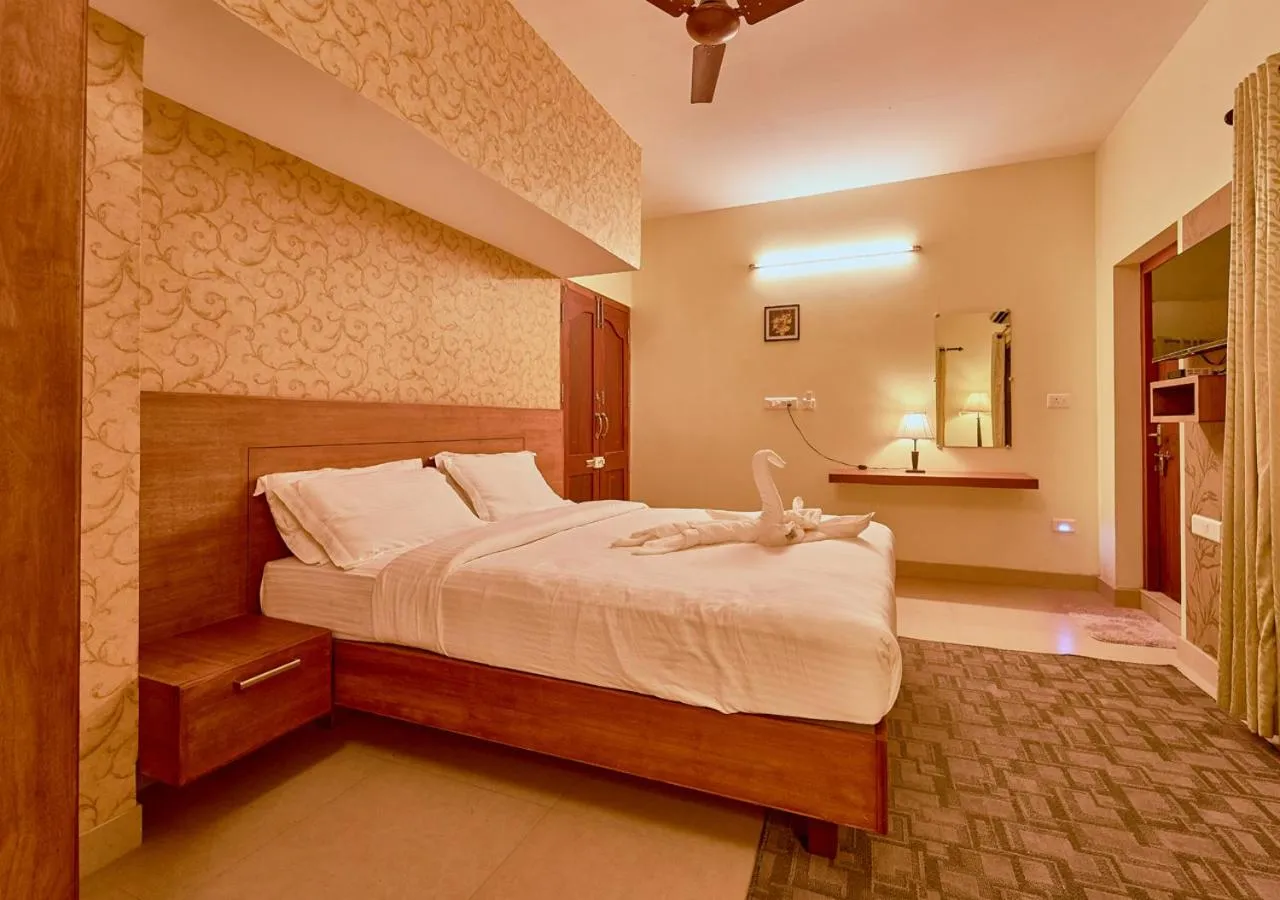 Photo of the whole room, Bed in Ushasree Wayanad Premium Pool Resort by VOYE HOMES