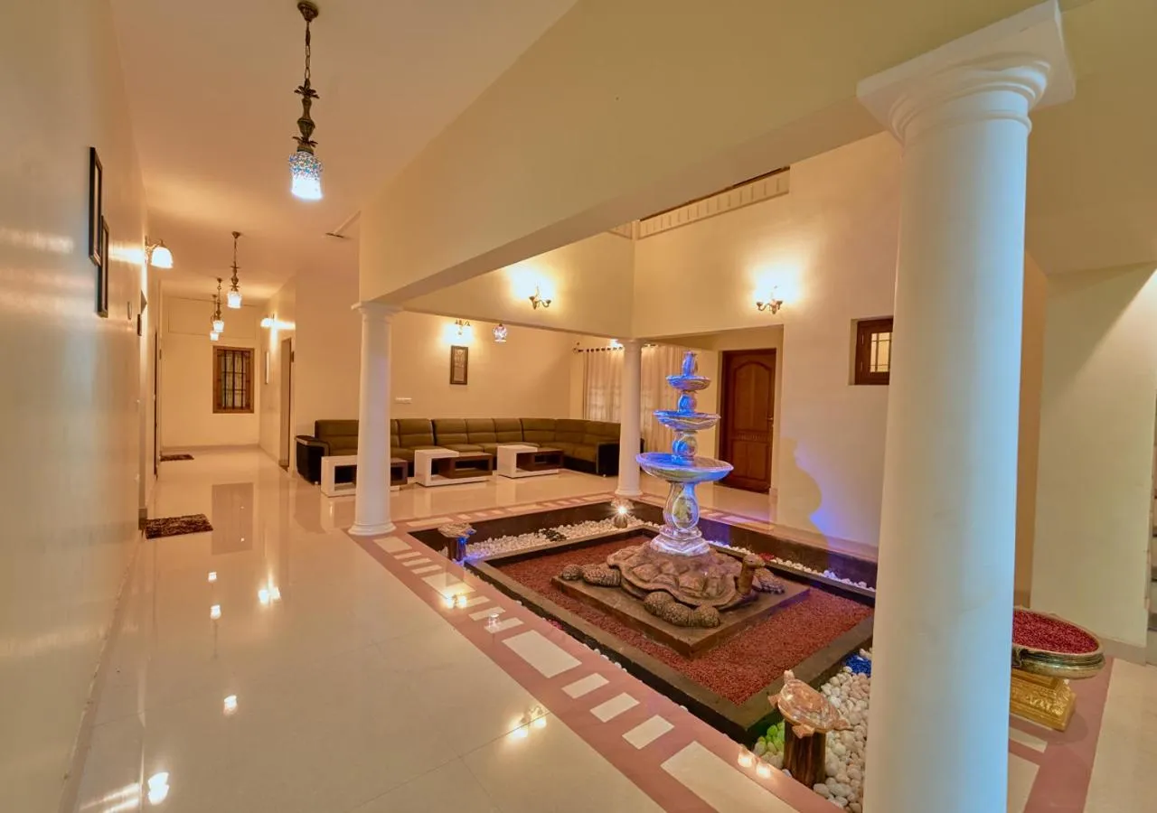 Patio in Ushasree Wayanad Premium Pool Resort by VOYE HOMES