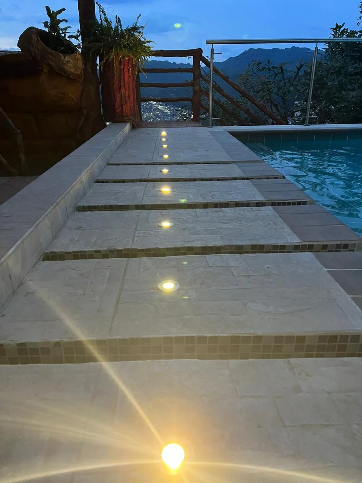 Pool view in Hotel Golden Hills Manizales