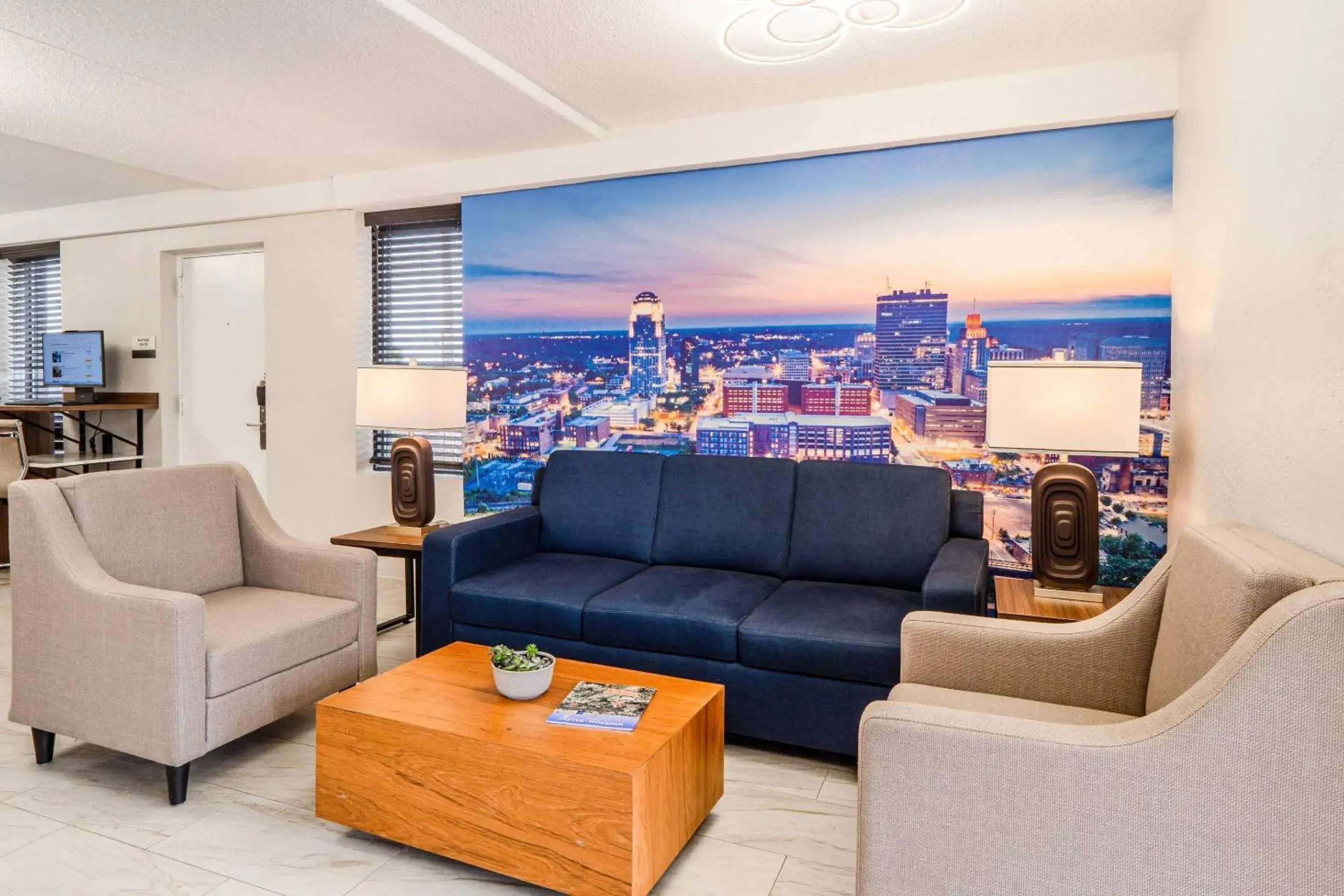 Lobby or reception in Clarion Pointe Winston - Salem Downtown Lobby or reception in Clarion Pointe Winston - Salem Downtown